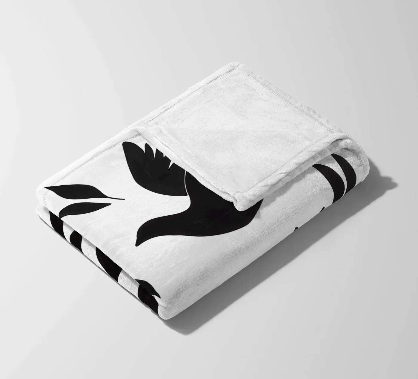 Peace Doves Design Pattern fleece blanket by Autofocus