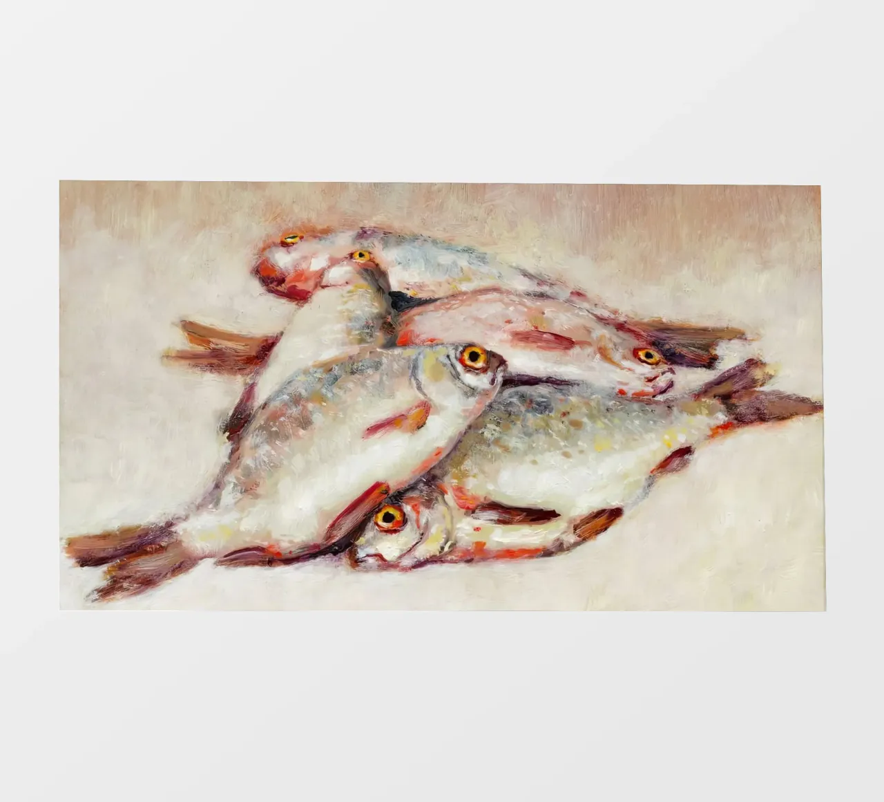 Dode vis fotobehang van Monillustrations