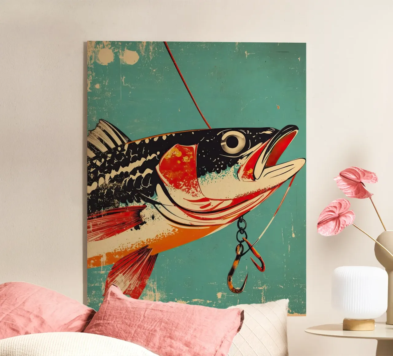 Esca per pesci plexiglass da Monillustrations