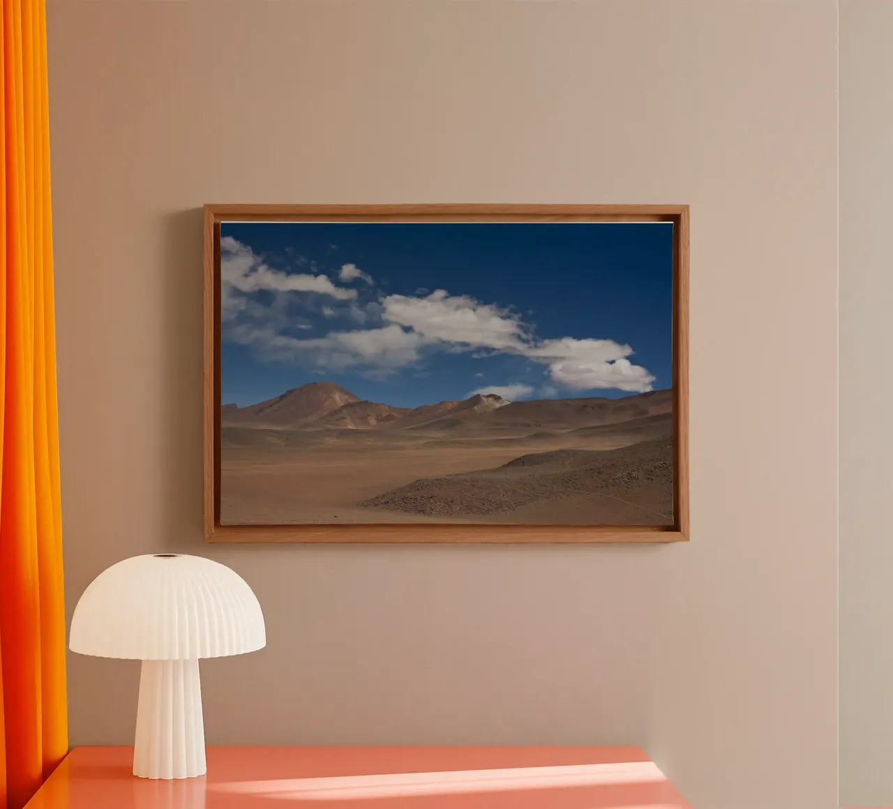 Clouds over Desert canvas by Alexey