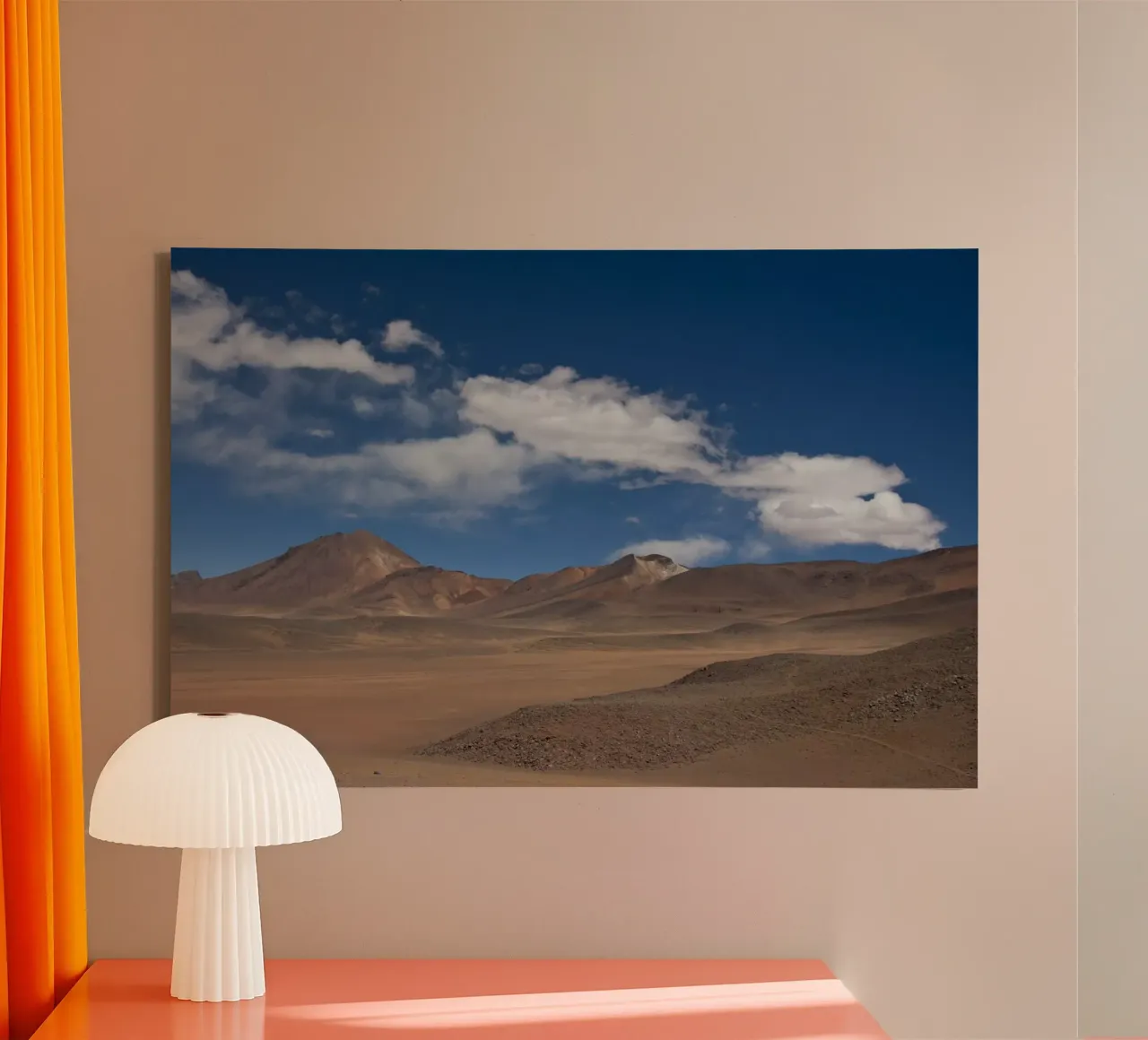 Clouds over Desert canvas by Alexey