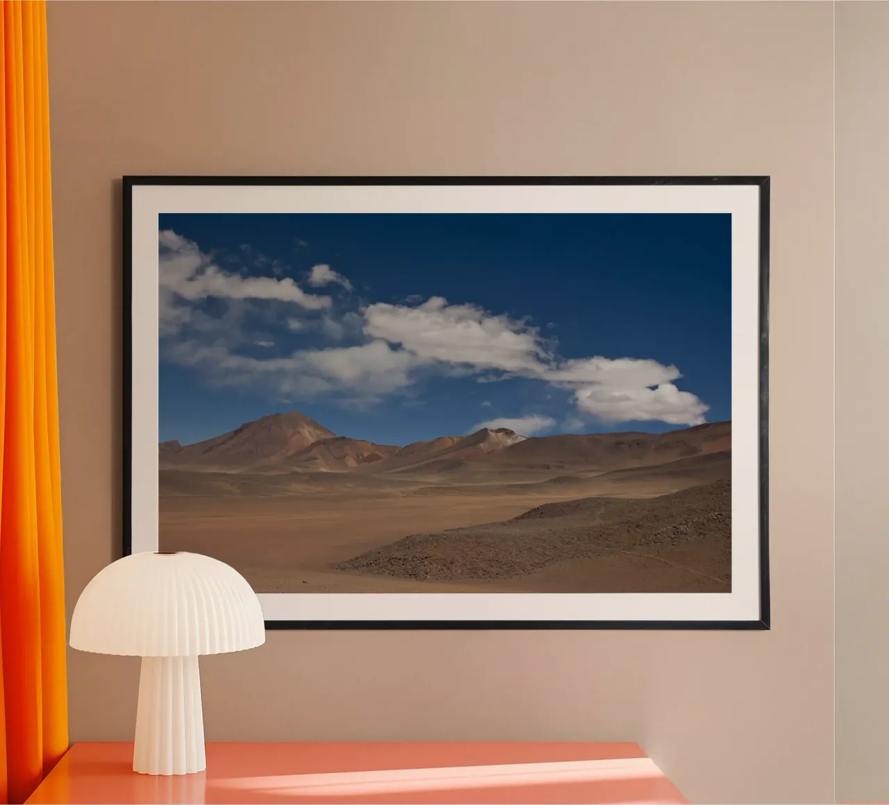 Clouds over Desert hahnemühle by Alexey