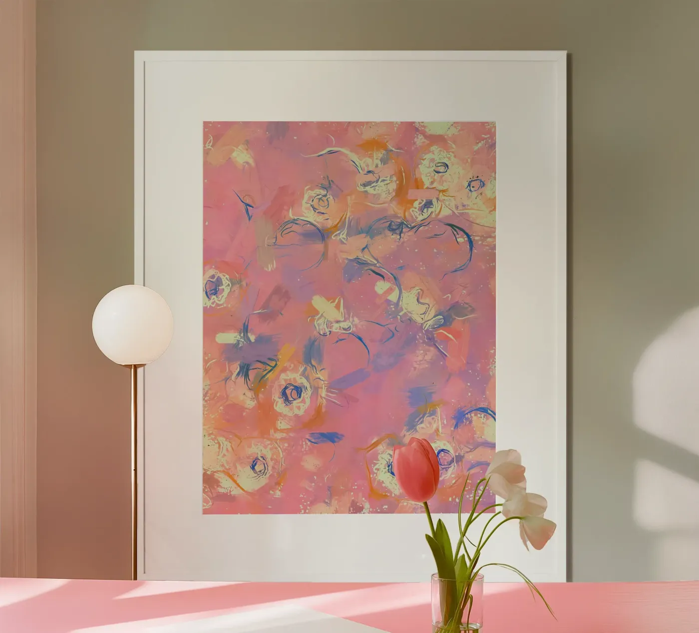 Driftstudies — zonovergoten poster van 83oranges