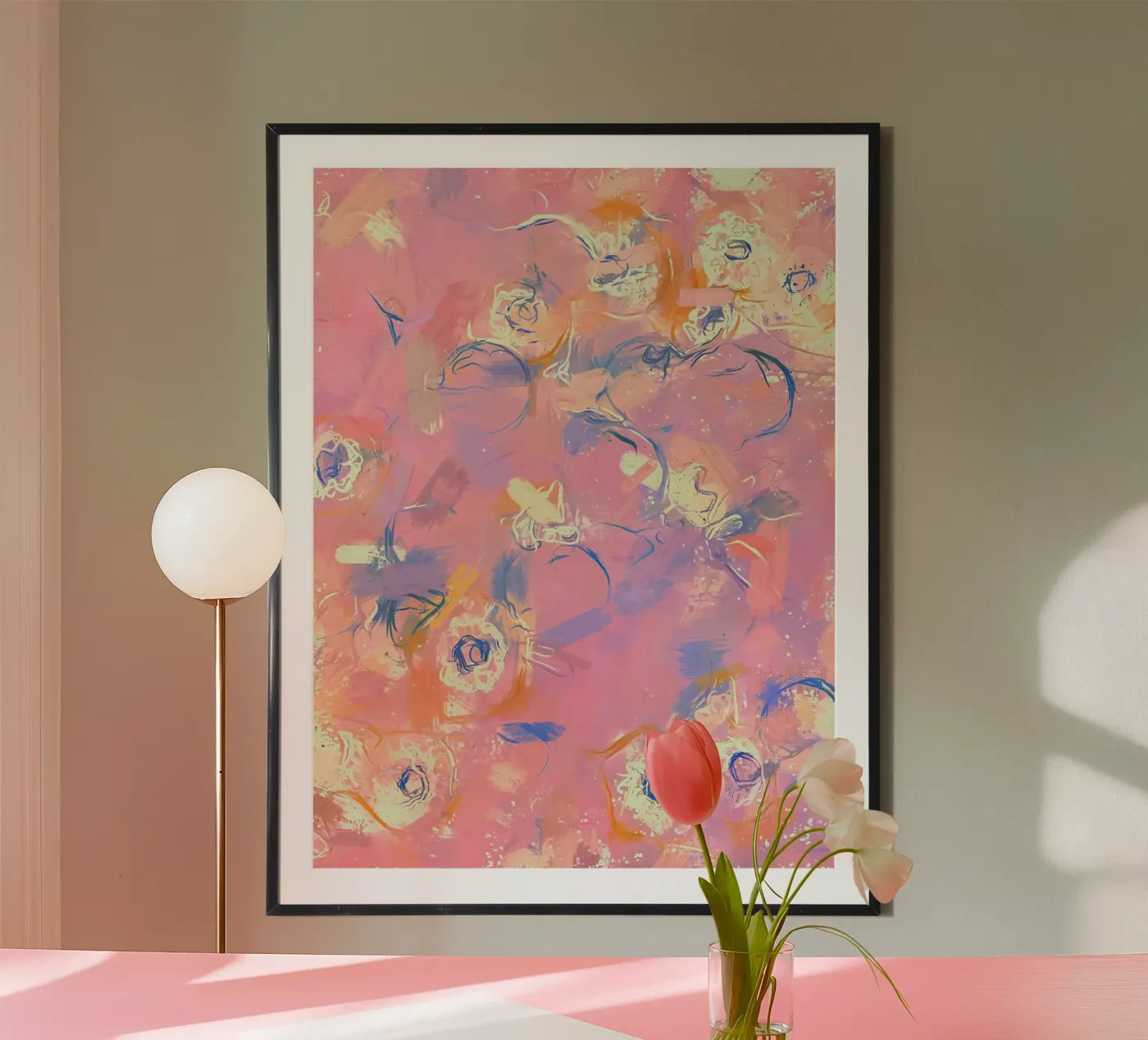 Driftstudies — zonovergoten poster van 83oranges