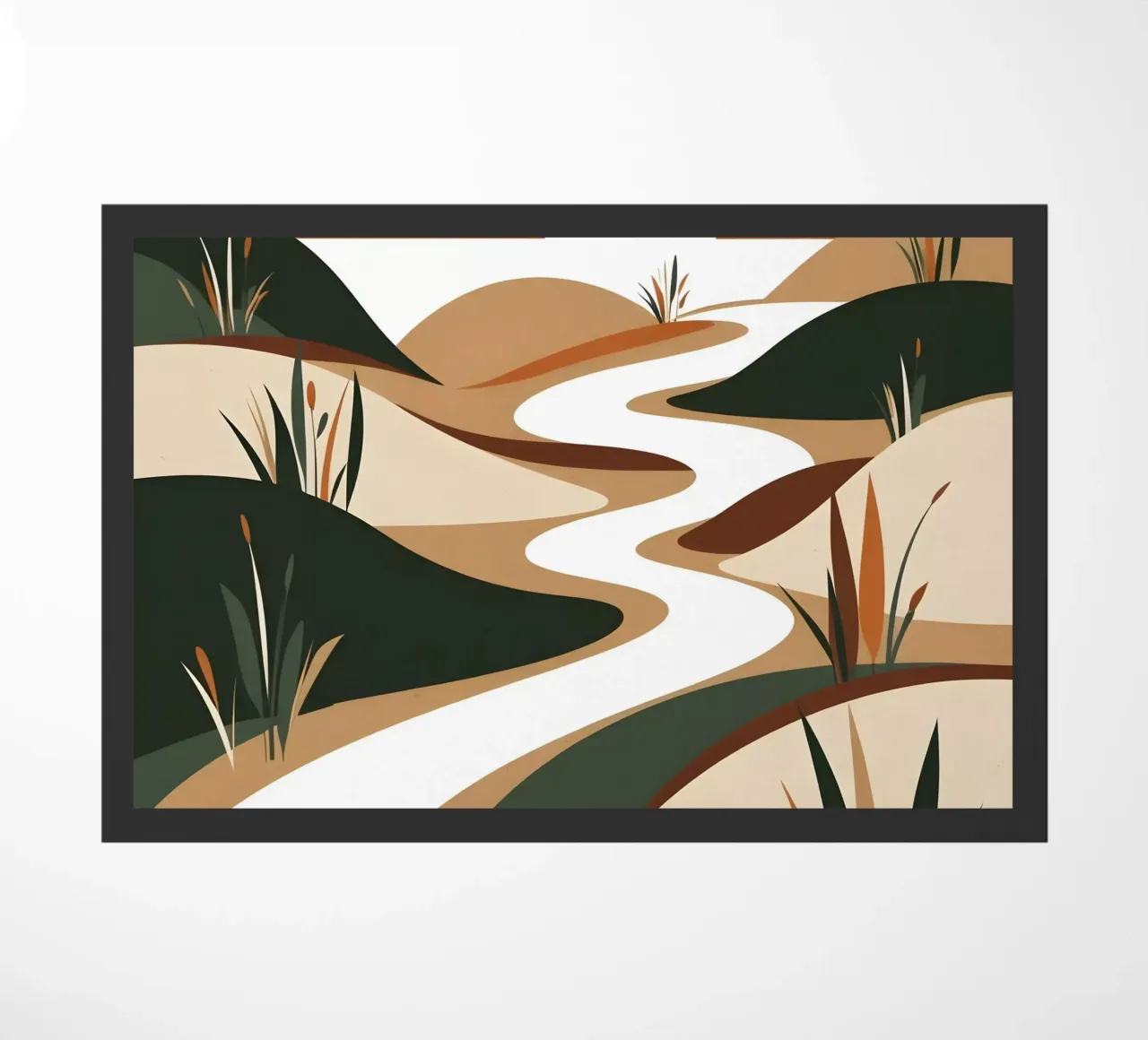 Sereno fiume Sunset zerbino da Artistic-shop