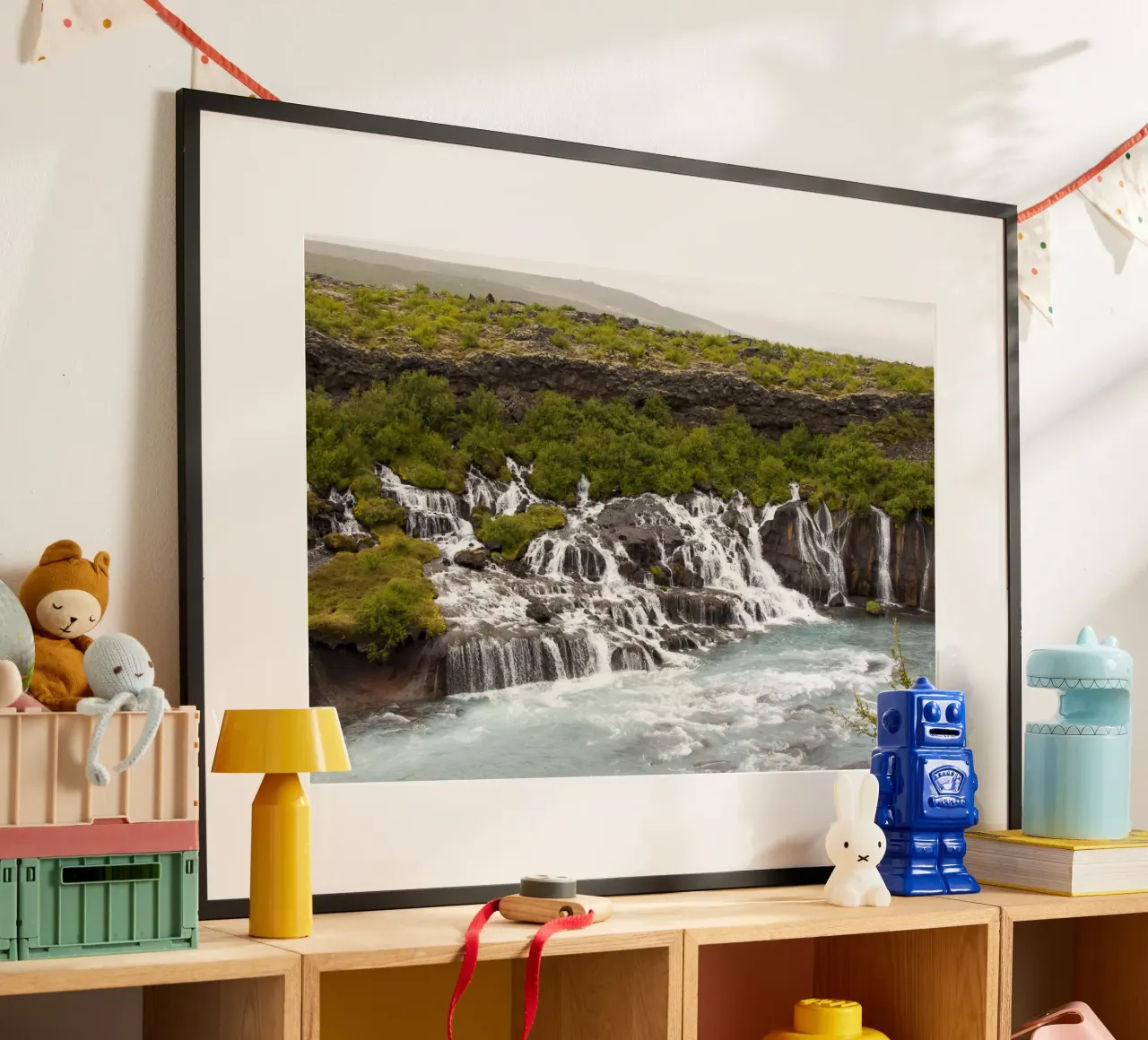 Cascata in Islanda carta hahnemühle da Alexey