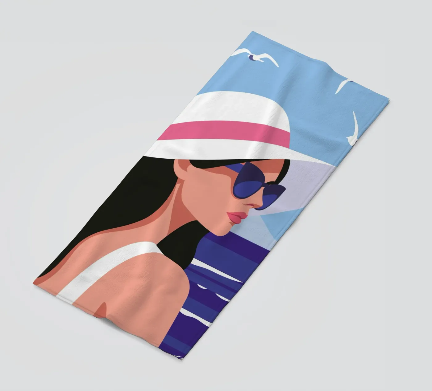Sulla costa telo mare da Tamsen Design