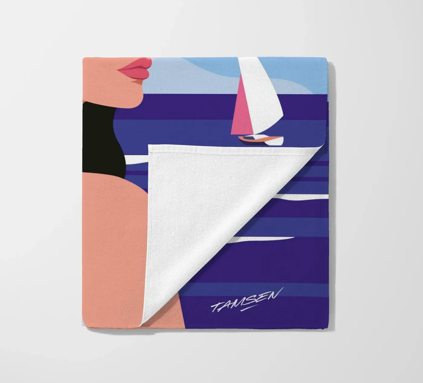 Sulla costa telo mare da Tamsen Design