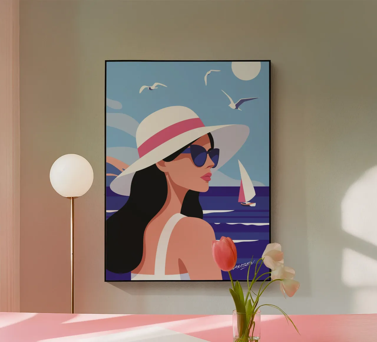 Sulla costa plexiglass da Tamsen Design