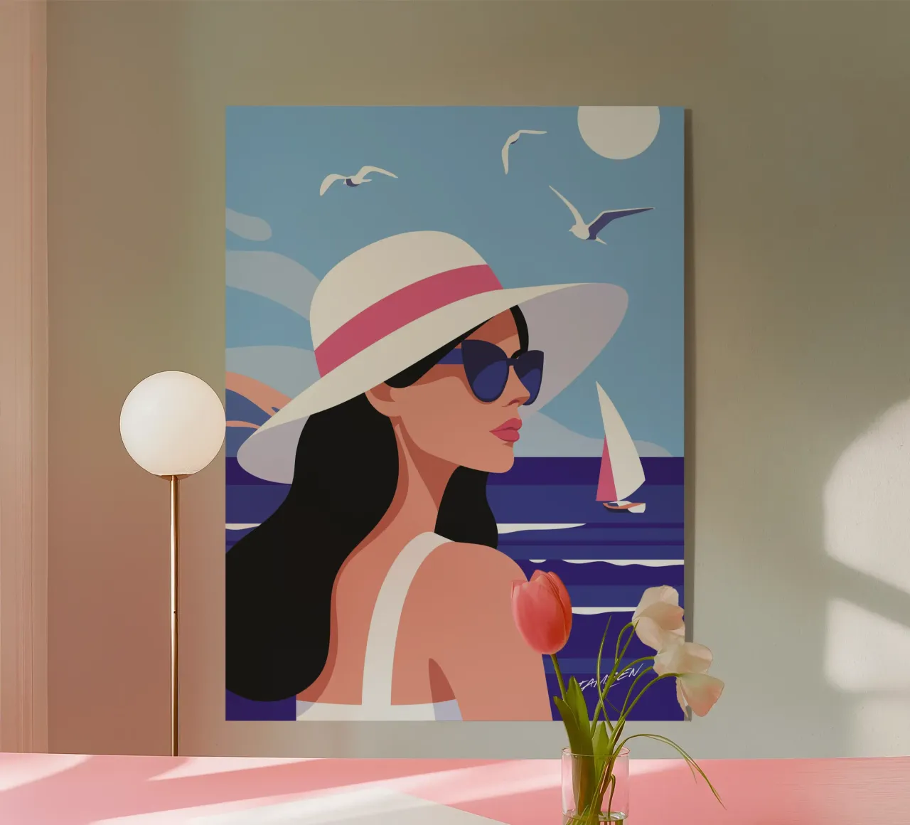 Sulla costa plexiglass da Tamsen Design