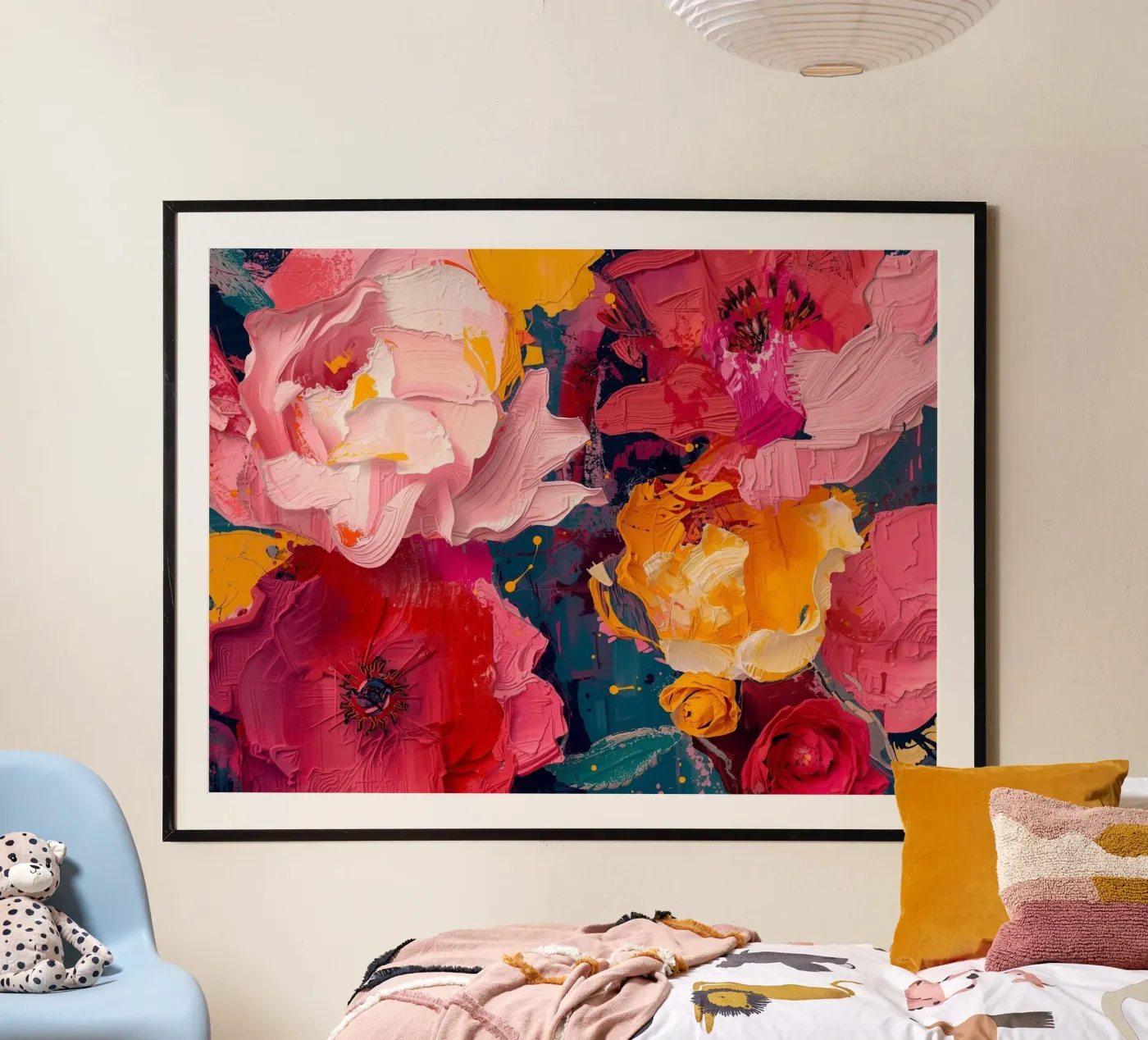 Abstrakte Blumen poster da Zwischenschicht
