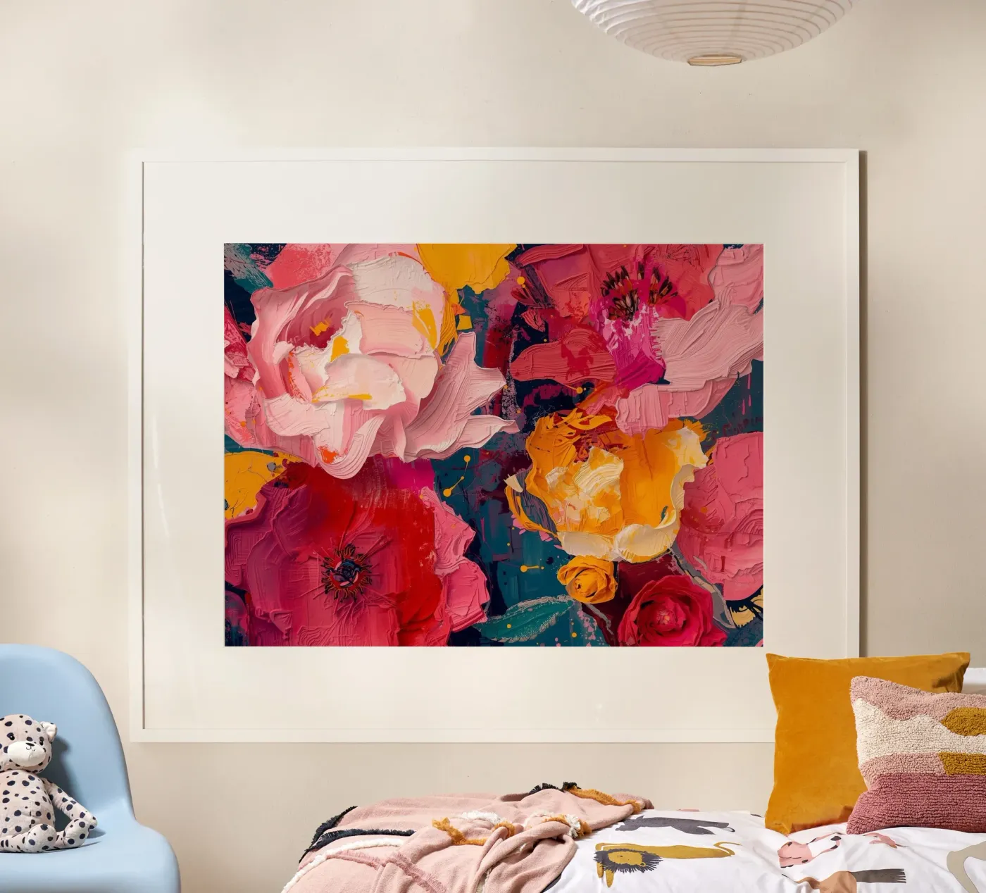 Abstrakte Blumen poster da Zwischenschicht