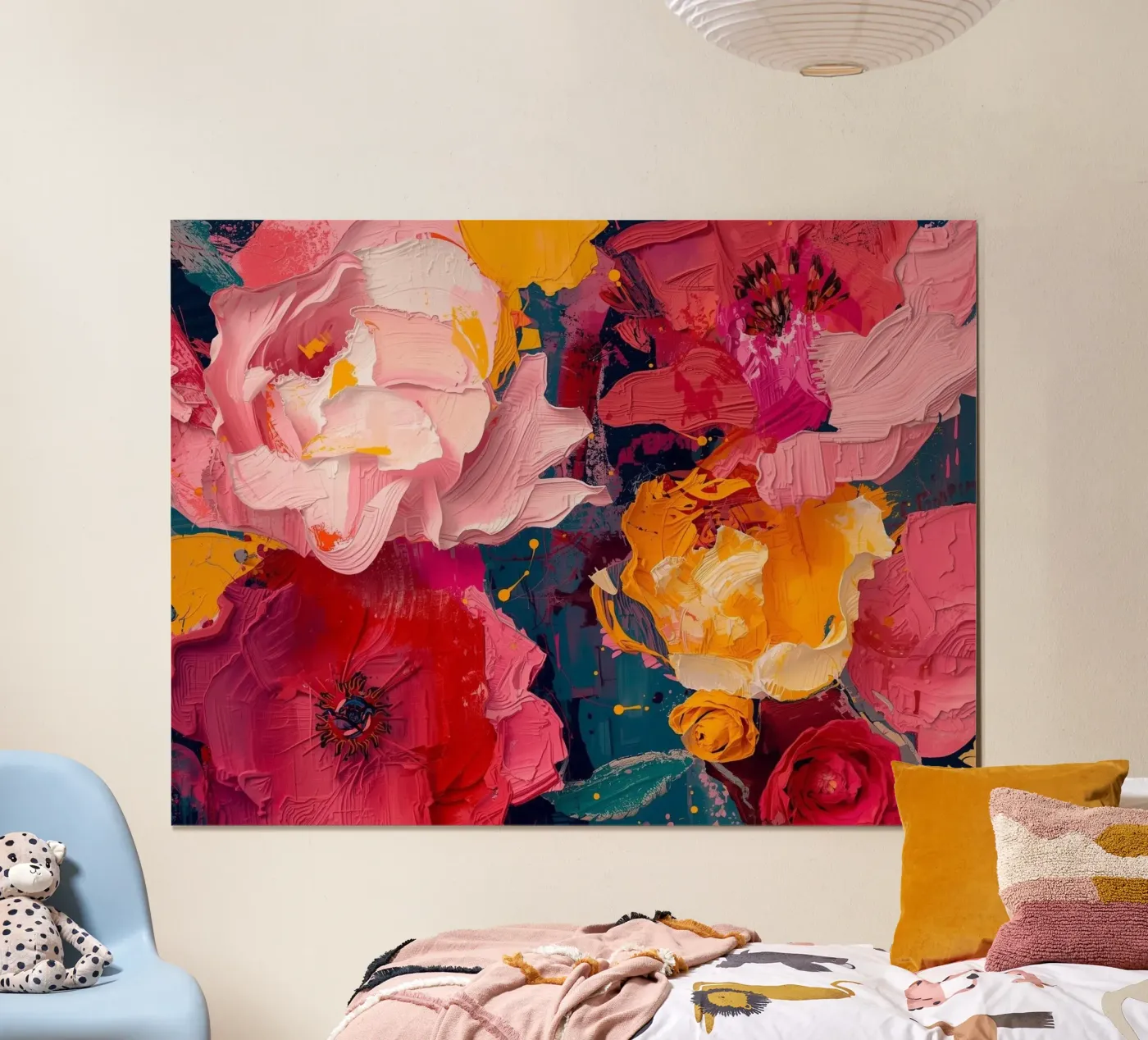 Abstrakte Blumen poster da Zwischenschicht