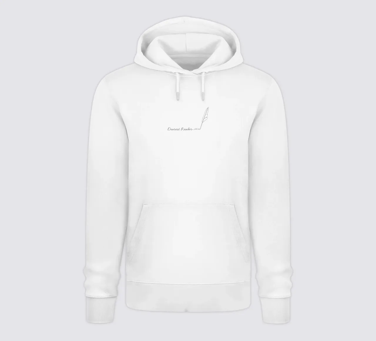 Dearest Reader hoodie by Les Jardins de Mayfair