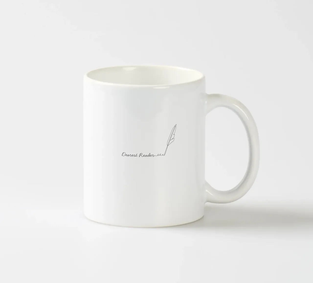 Dearest Reader ceramic mug by Les Jardins de Mayfair