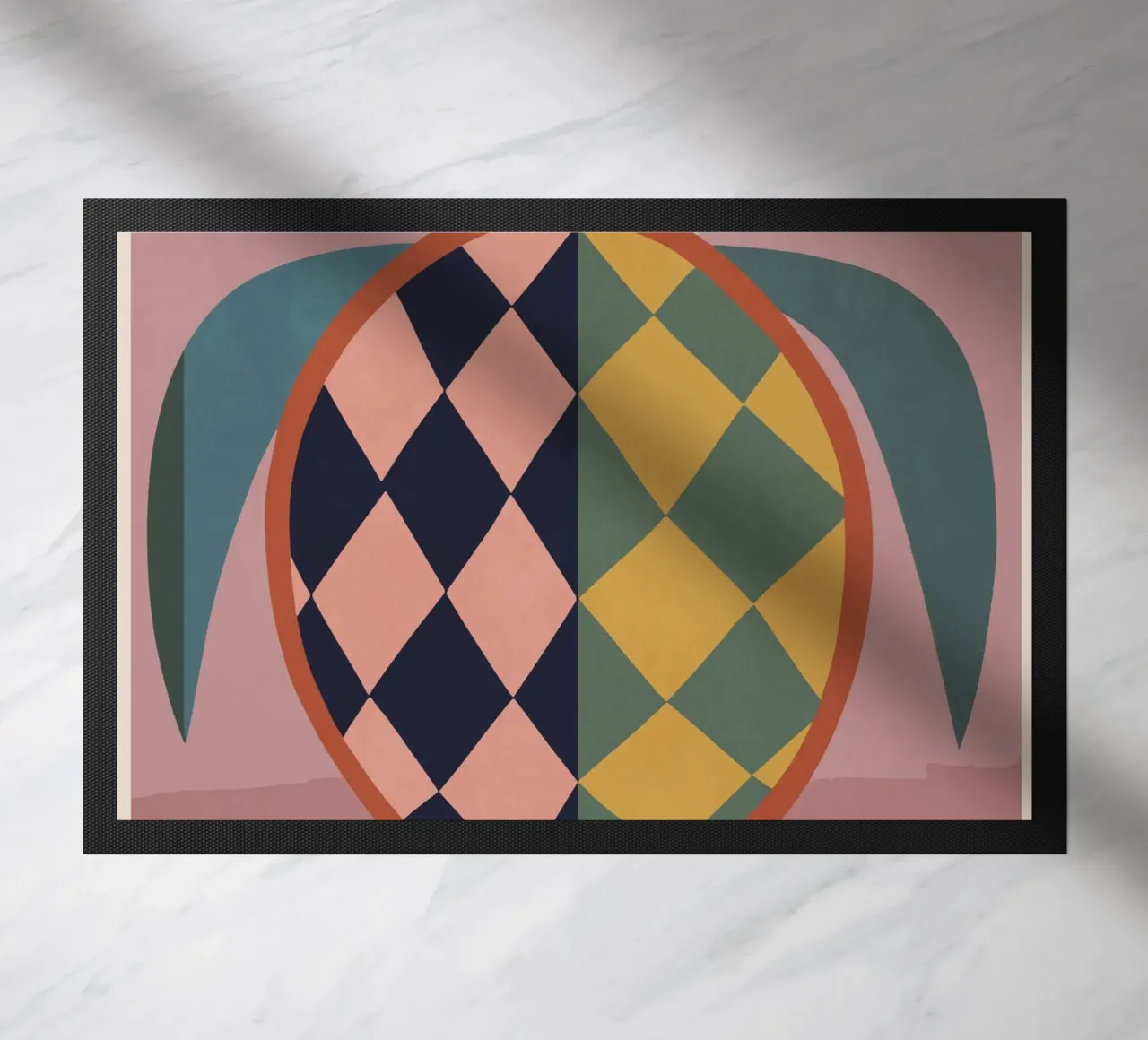 Abstract Turtle doormat by Gaite