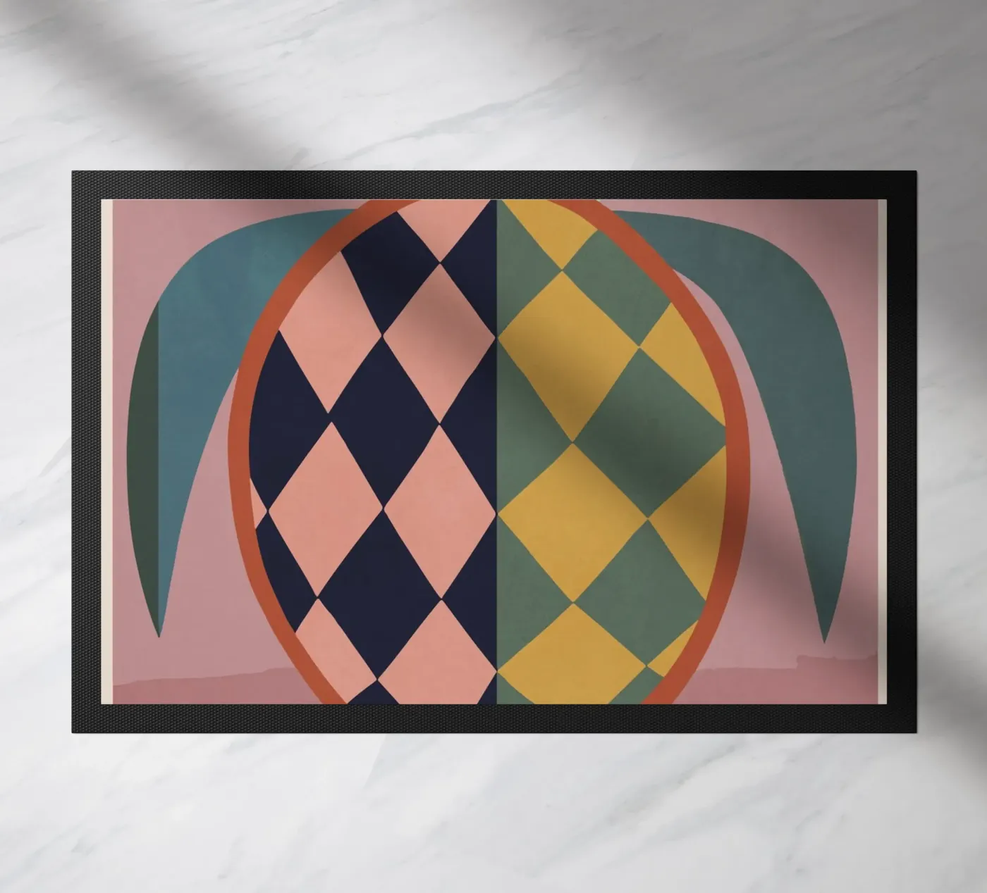 Abstract Turtle doormat by Gaite