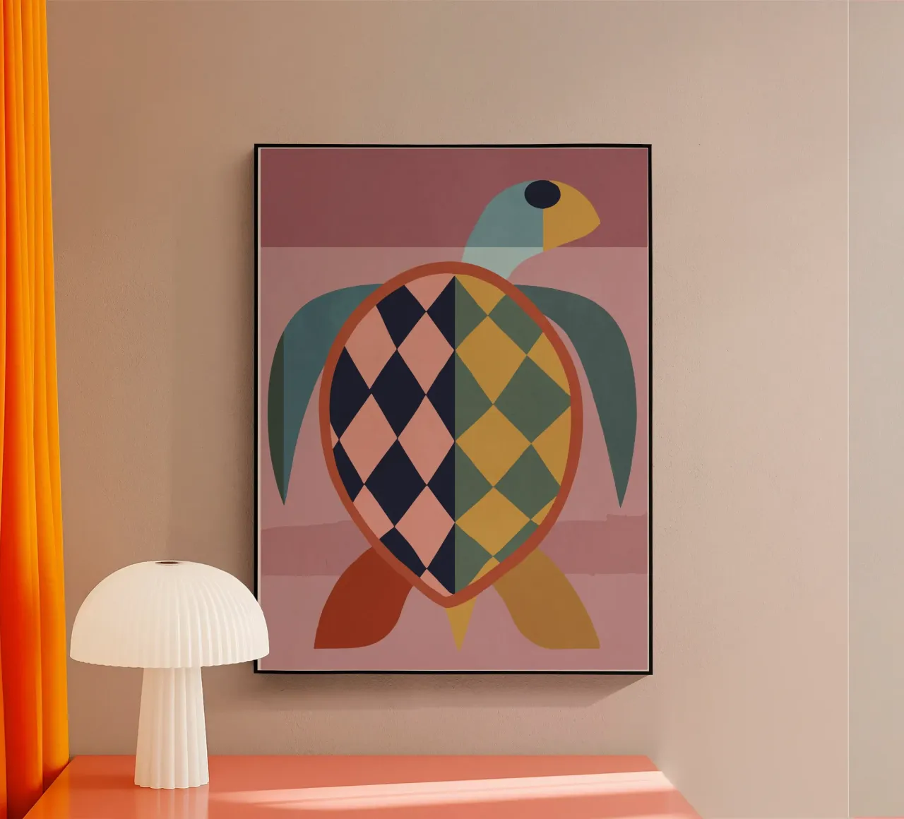 Abstract Turtle plexiglass da Gaite