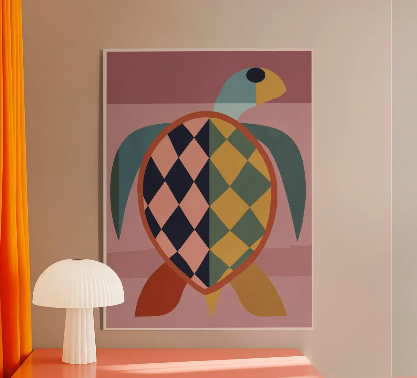 Abstract Turtle plexiglas de Gaite