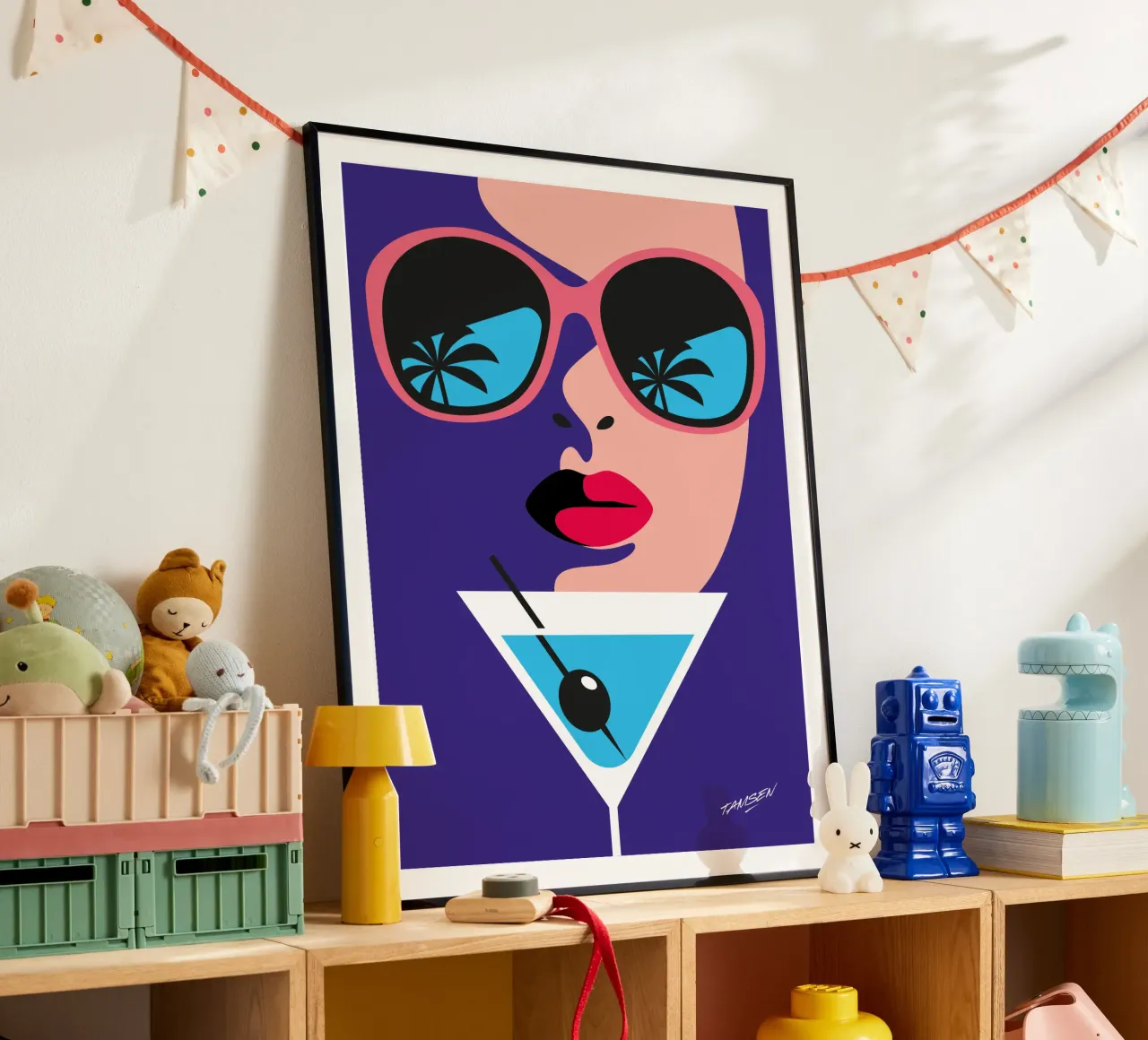 Martini poster da Tamsen Design