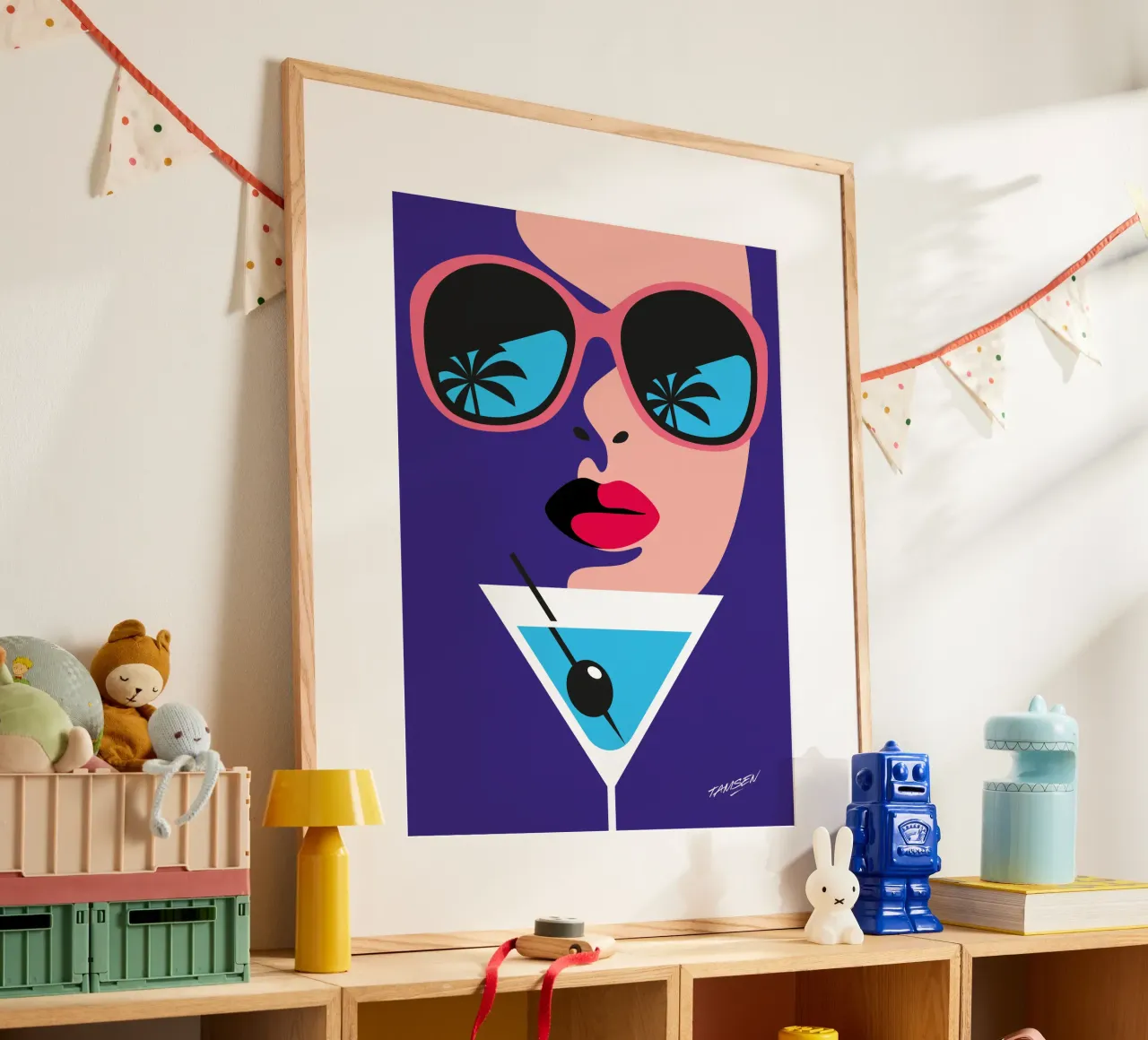 Martini poster da Tamsen Design