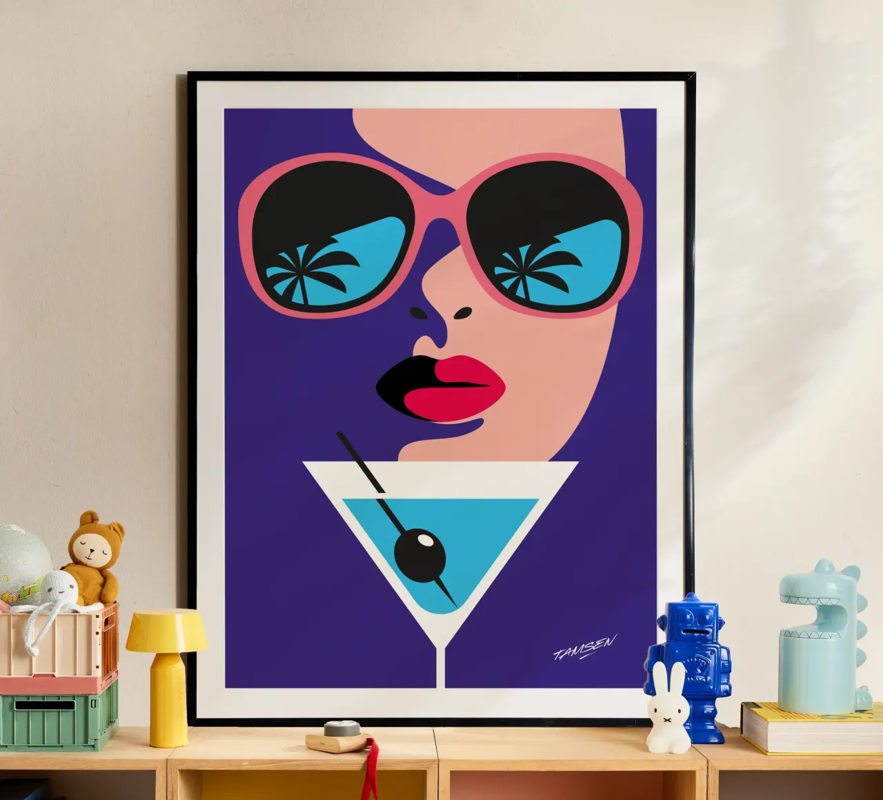 Martini poster da Tamsen Design