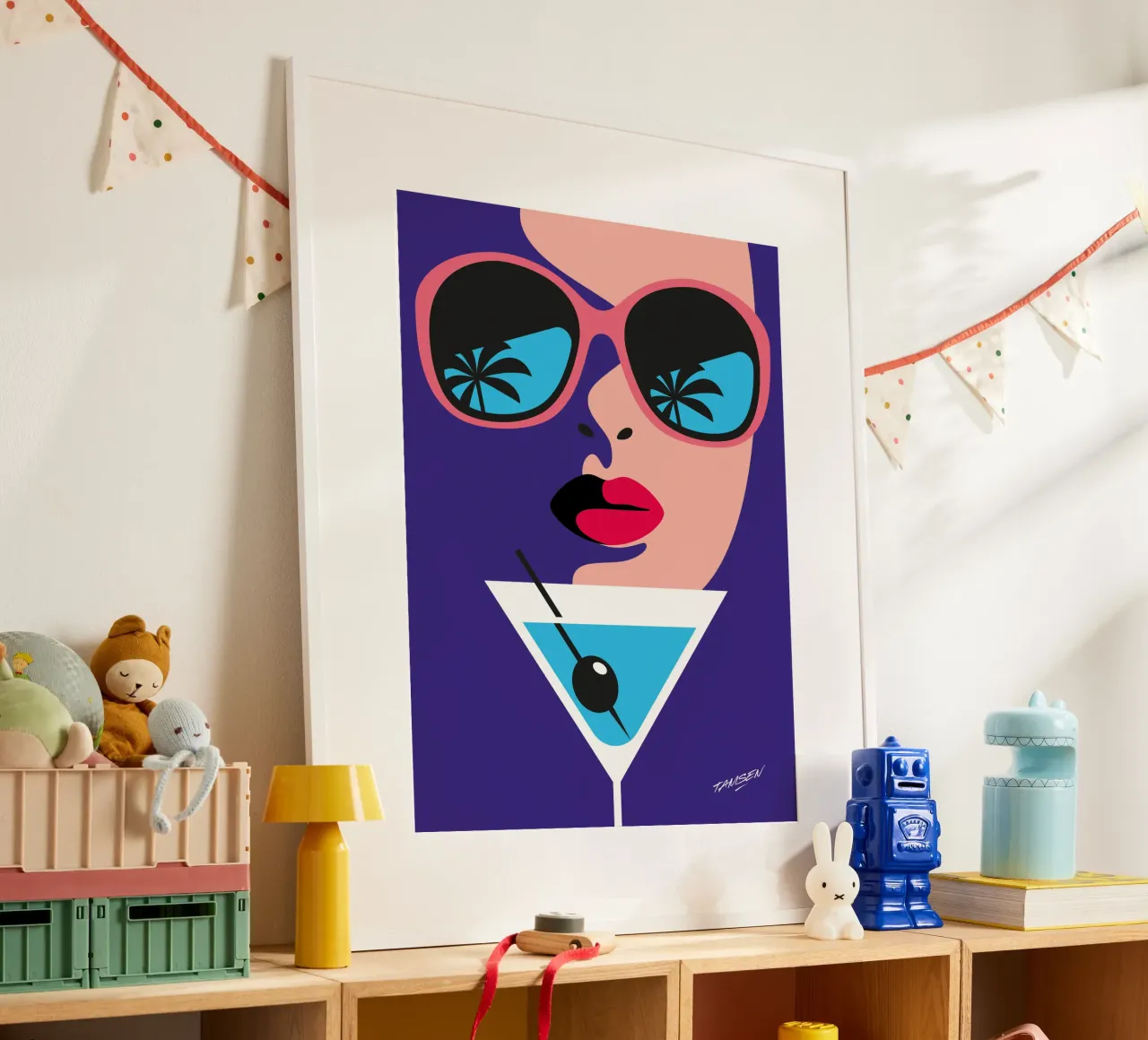 Martini poster da Tamsen Design