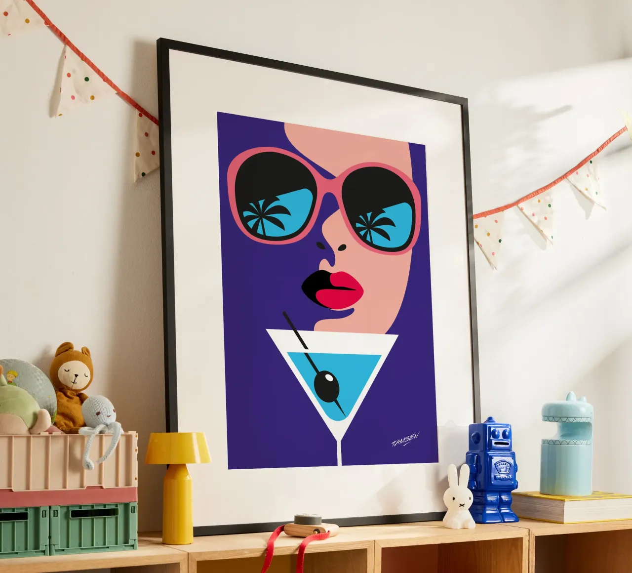 Martini poster da Tamsen Design