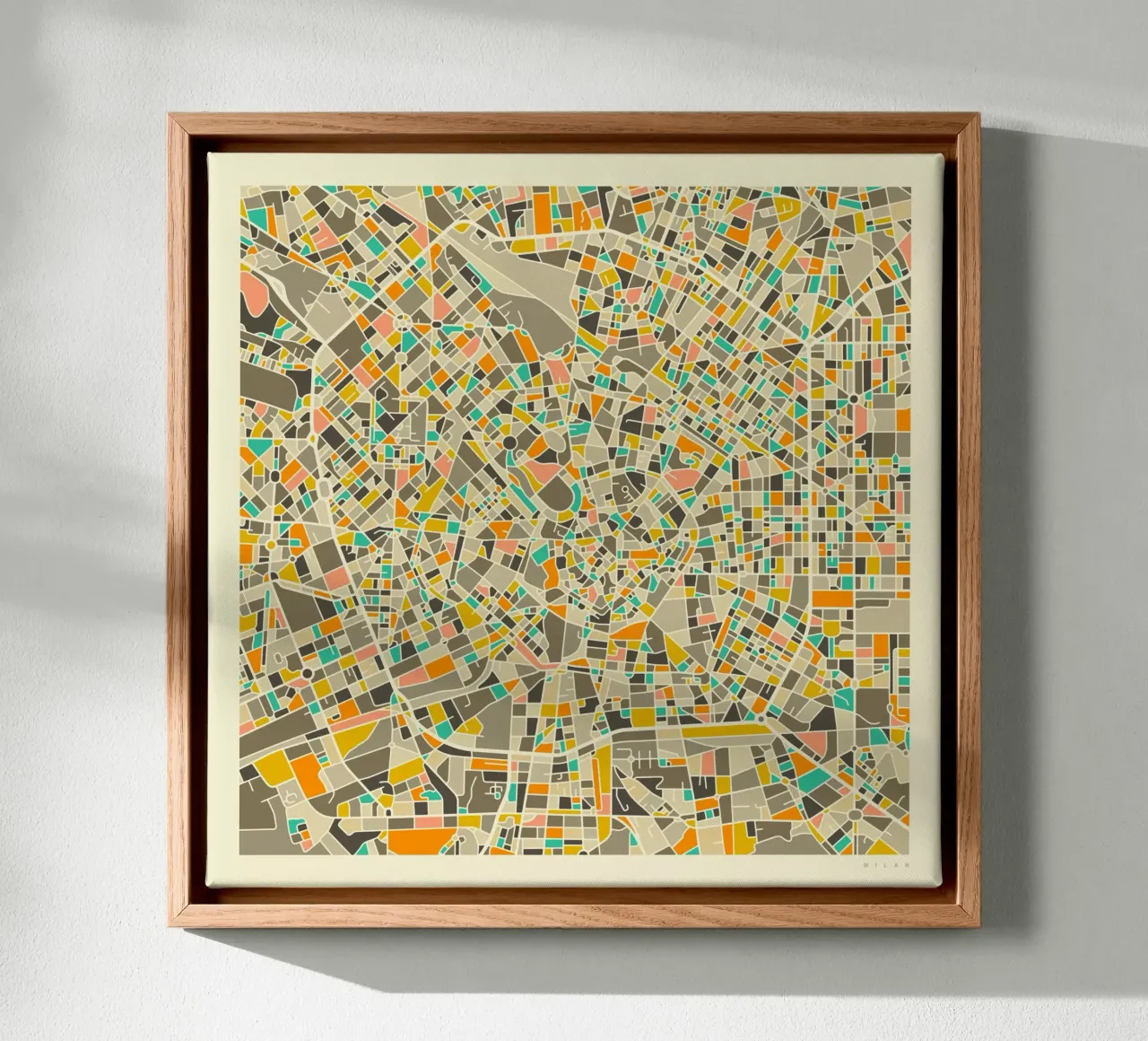 Milan Map tela da Jazzberry Blue