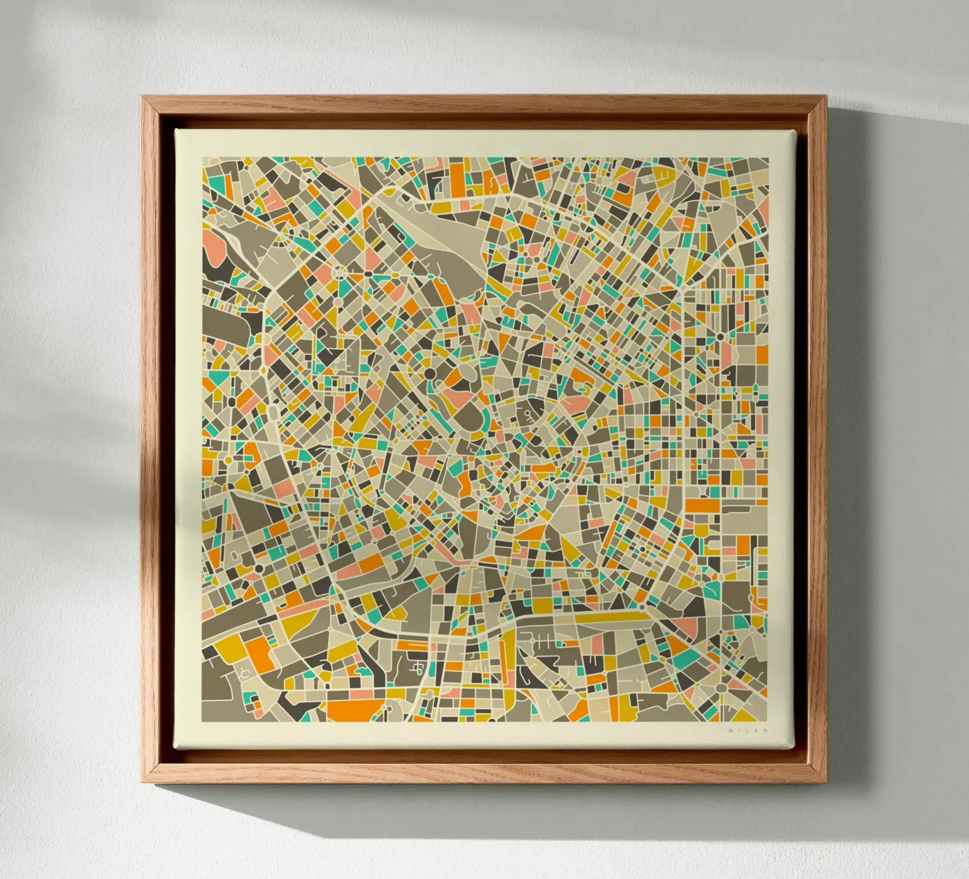 Milan Map tela da Jazzberry Blue