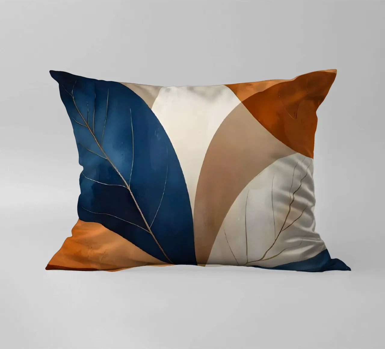 Autumnal Abstract: Nature's Embrace decorative cushion by Artistic-shop