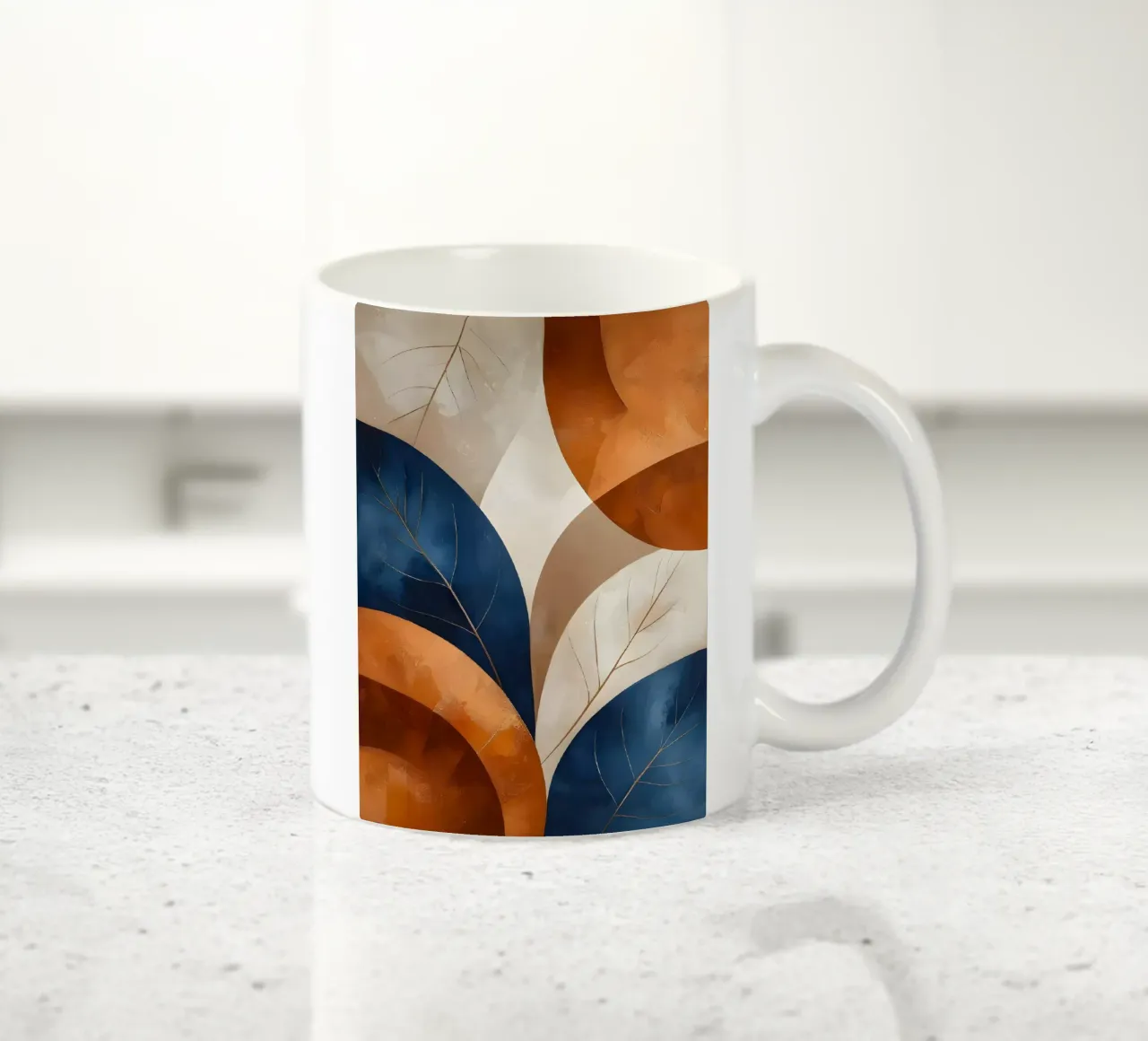 Astratto autunnale: l'abbraccio della natura tazza in ceramica da Artistic-shop