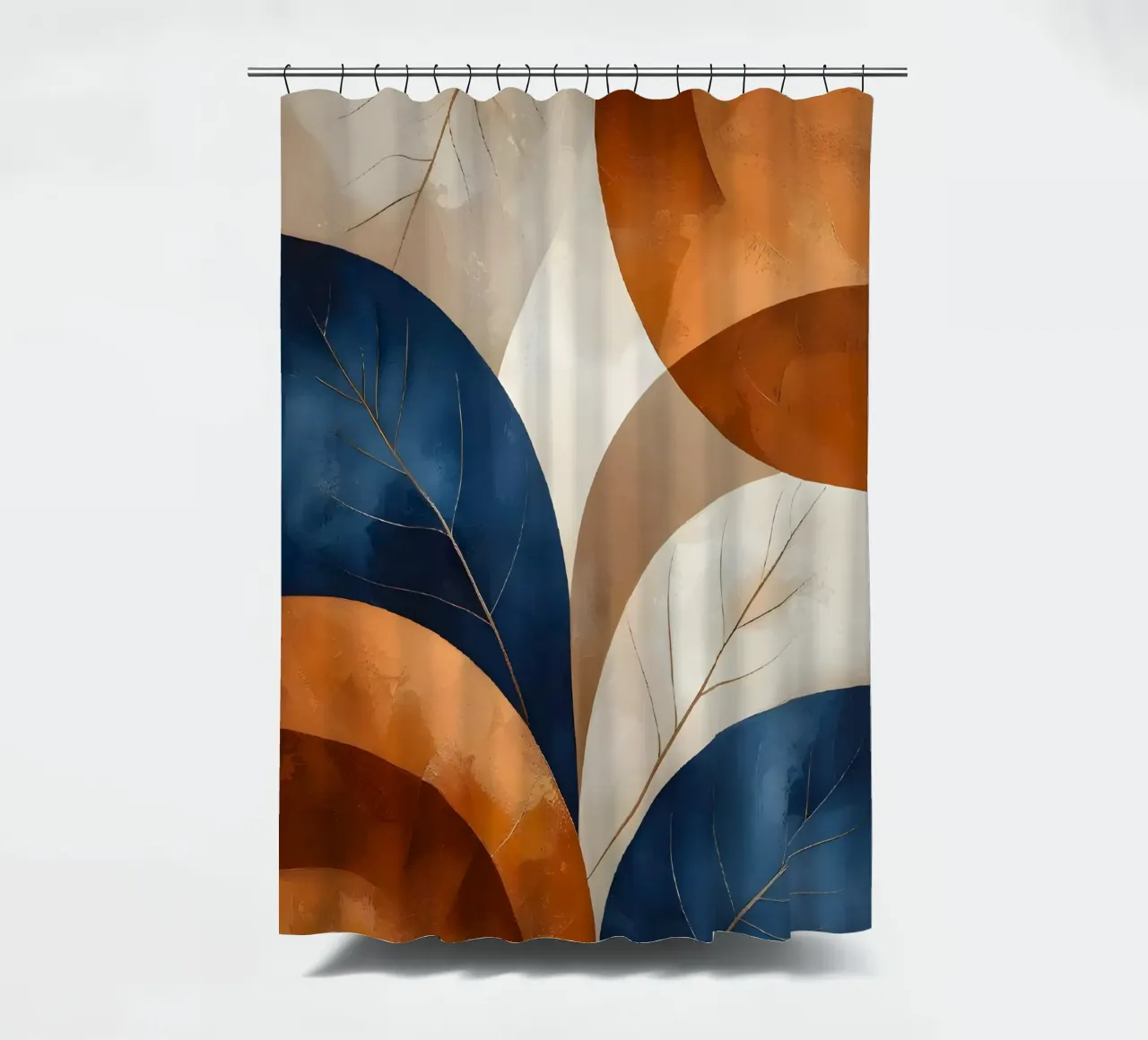 Autumnal Abstract: Nature's Embrace shower curtain by Artistic-shop