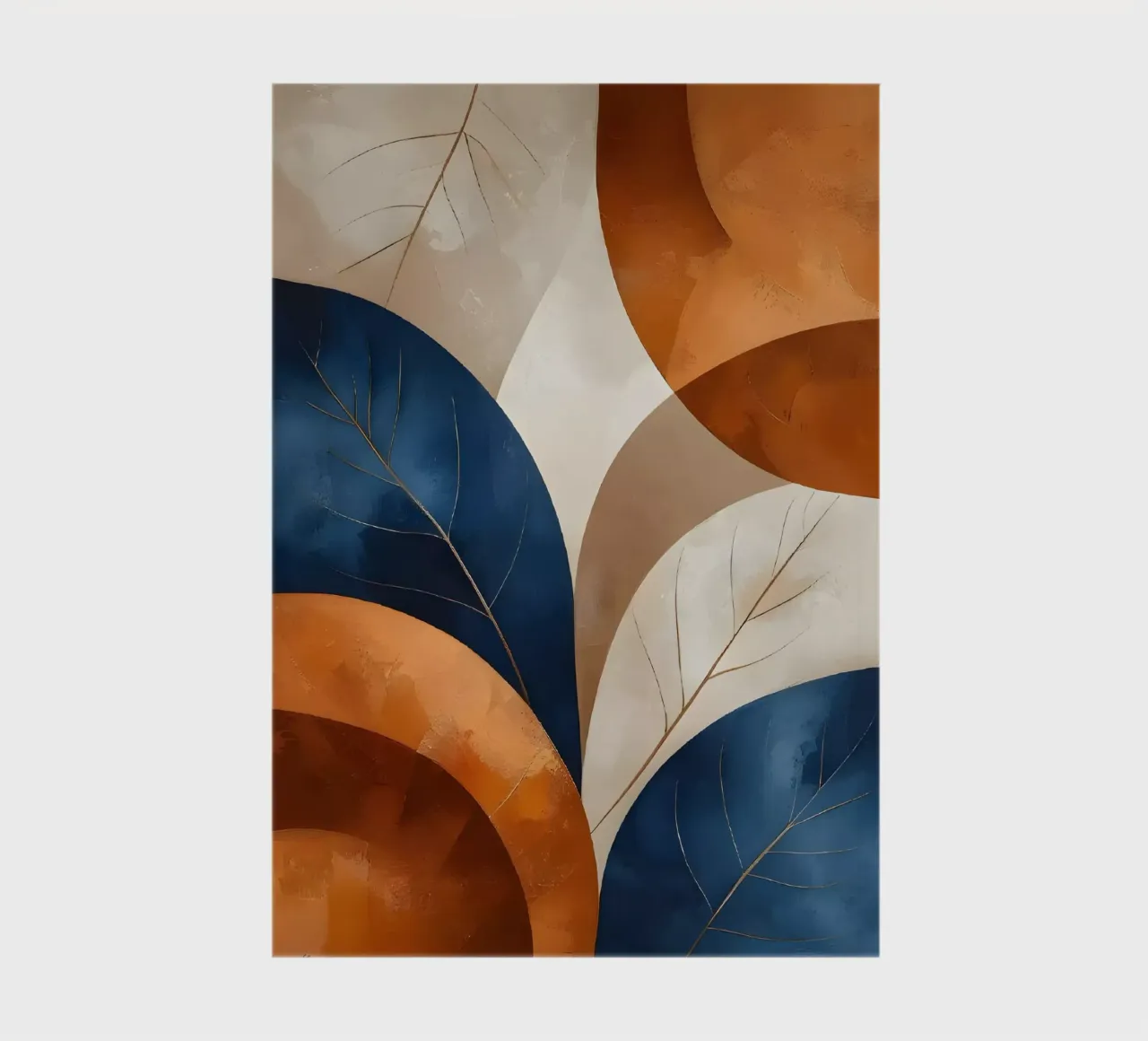 Autumnal Abstract: Nature's Embrace notebook by Artistic-shop