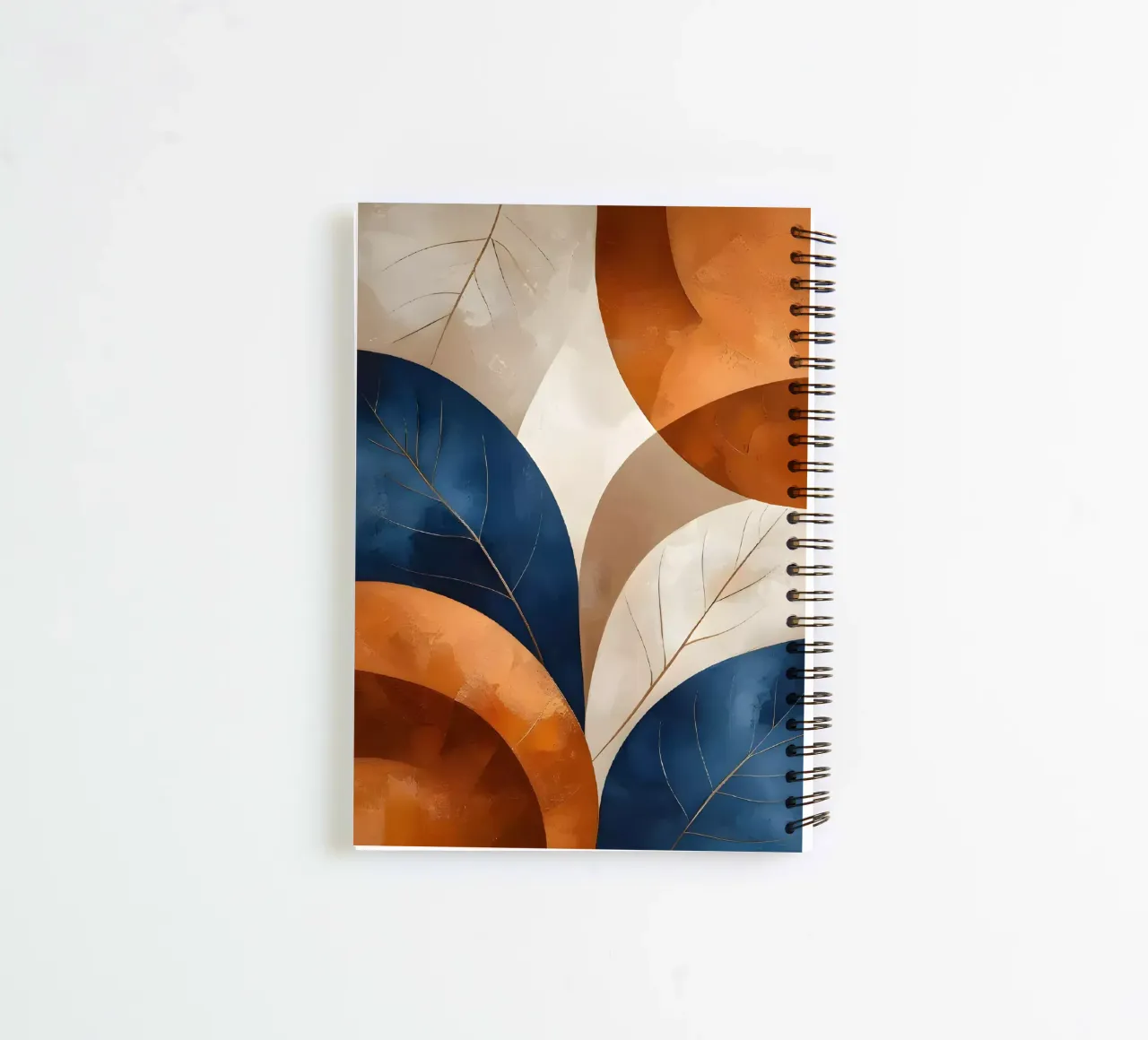 Abstrait automnal : l'étreinte de la nature carnet à spirale de Artistic-shop