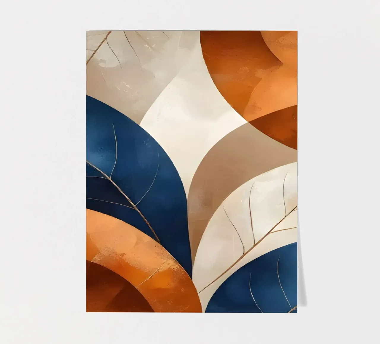 Autumnal Abstract: Nature's Embrace sticker sheet by Artistic-shop