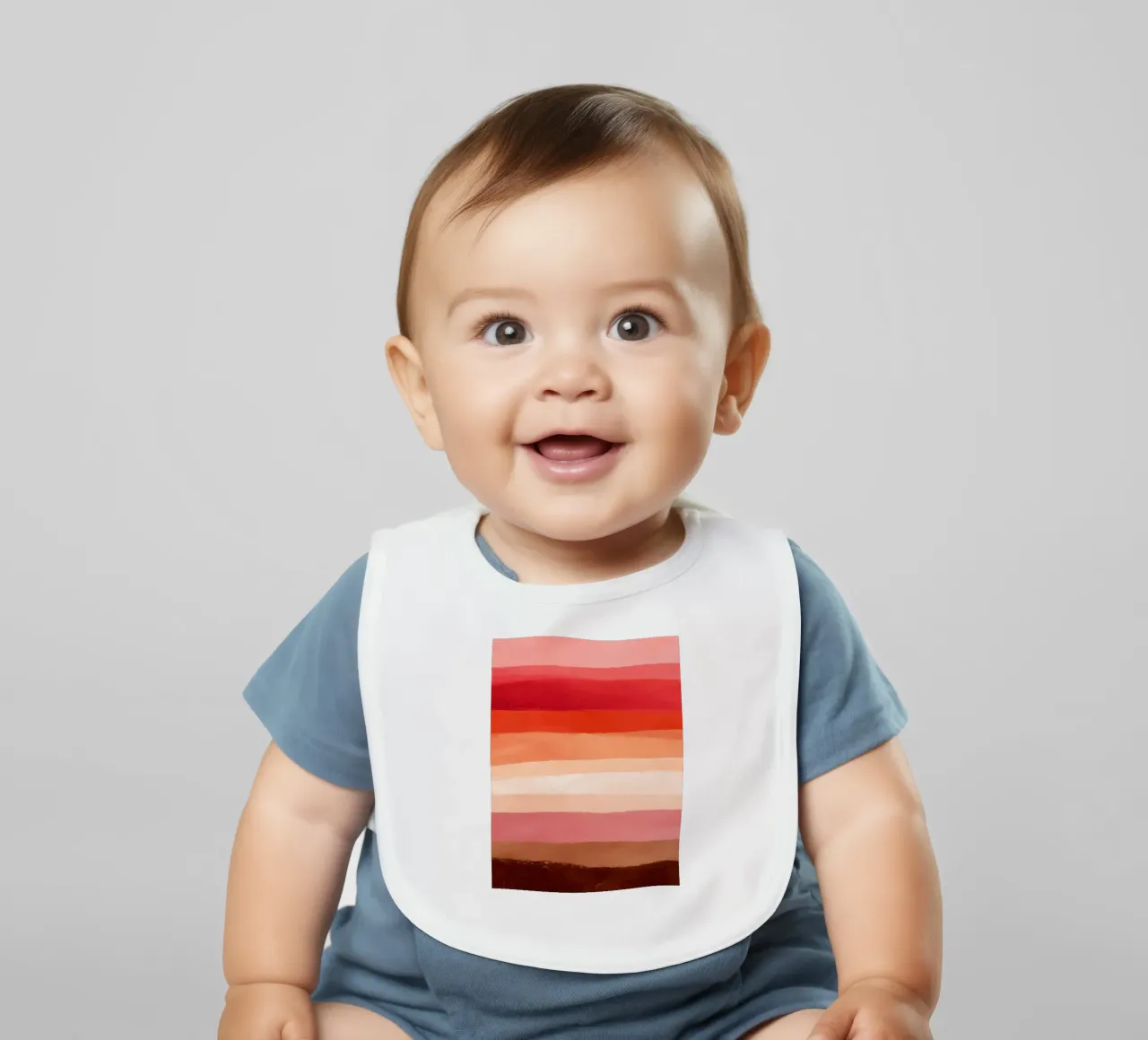 Strawberry Sunset bavaglino da Kiara