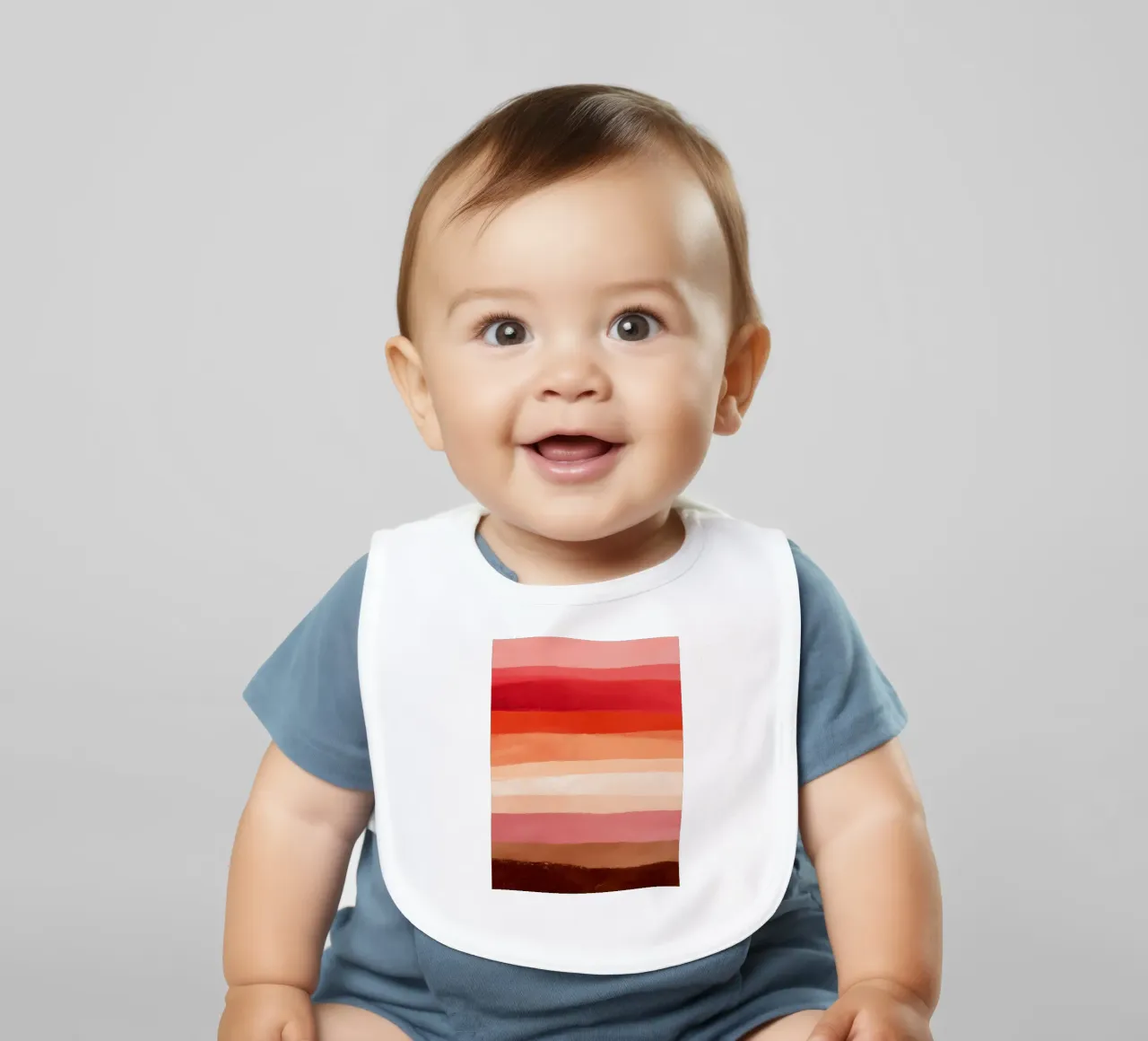 Strawberry Sunset bavaglino da Kiara