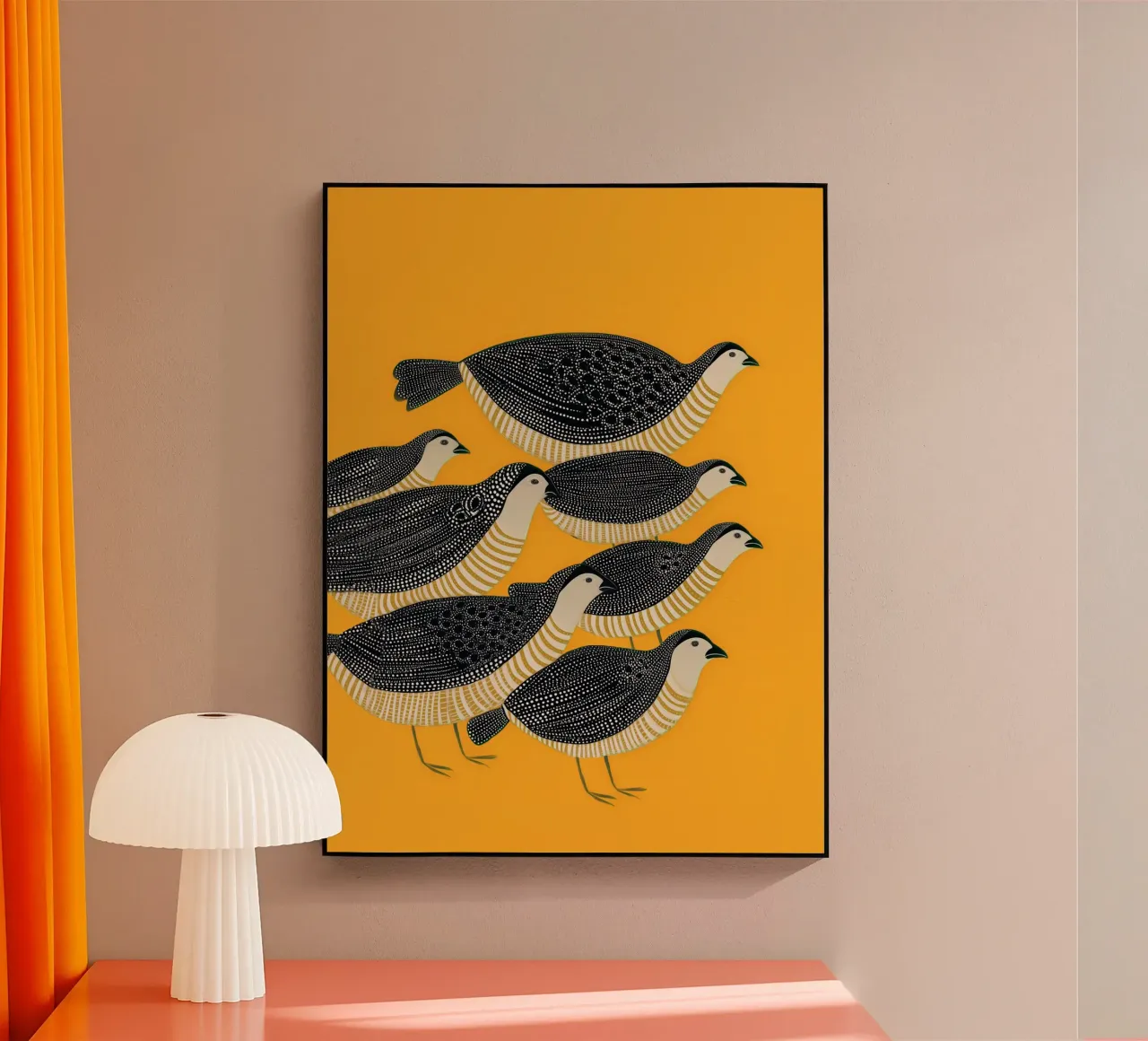 Quail Parade plexiglass da cityart