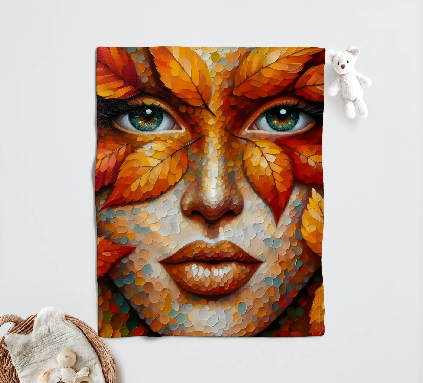 FOLIAGE Fleecedecke von ARTOMATIC