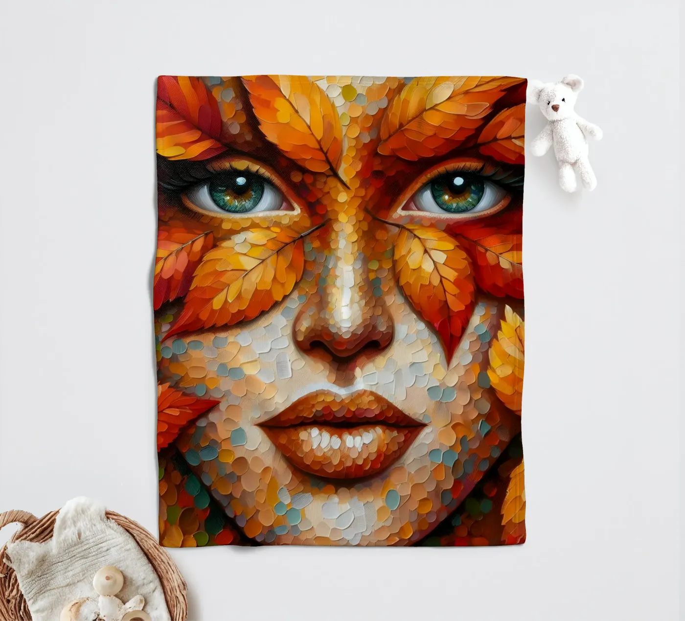 FOLIAGE coperta in pile da ARTOMATIC