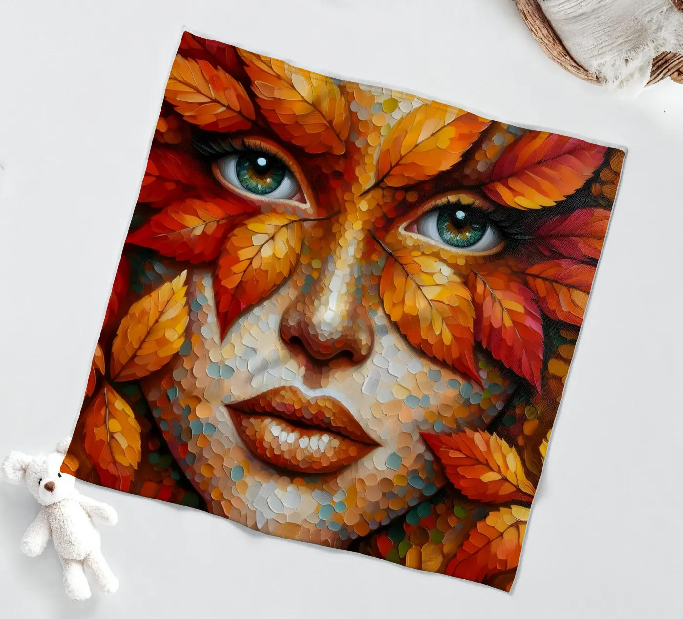 FOLIAGE coperta in pile da ARTOMATIC