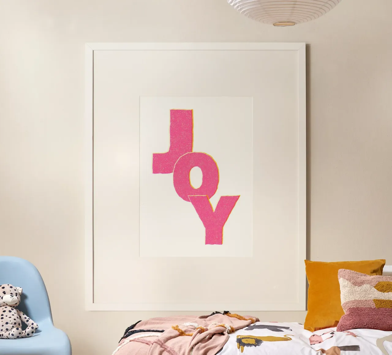 Joy poster van Quotes on walls