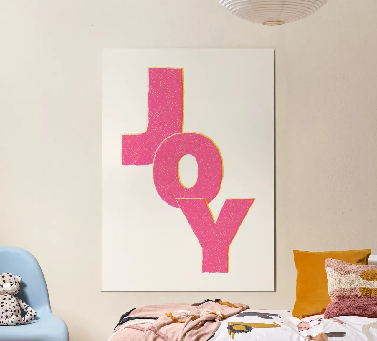 Joy poster van Quotes on walls