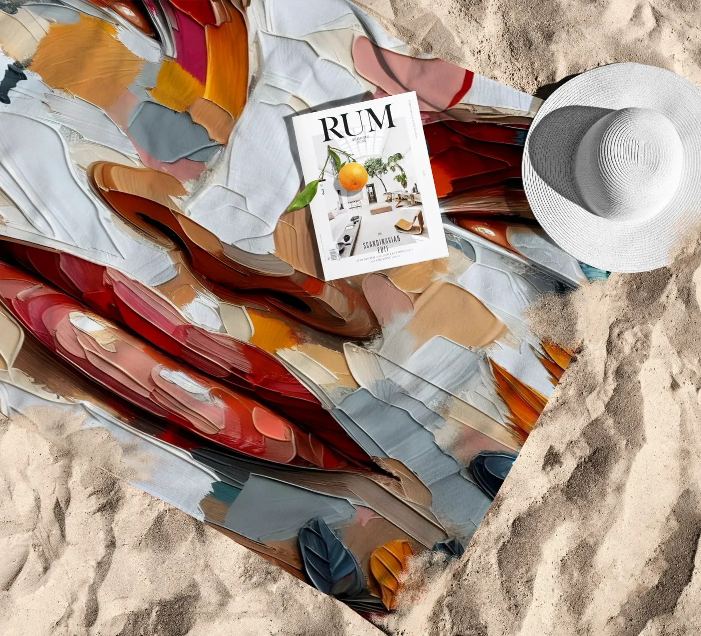 BOTANICAL beach towel by ARTOMATIC