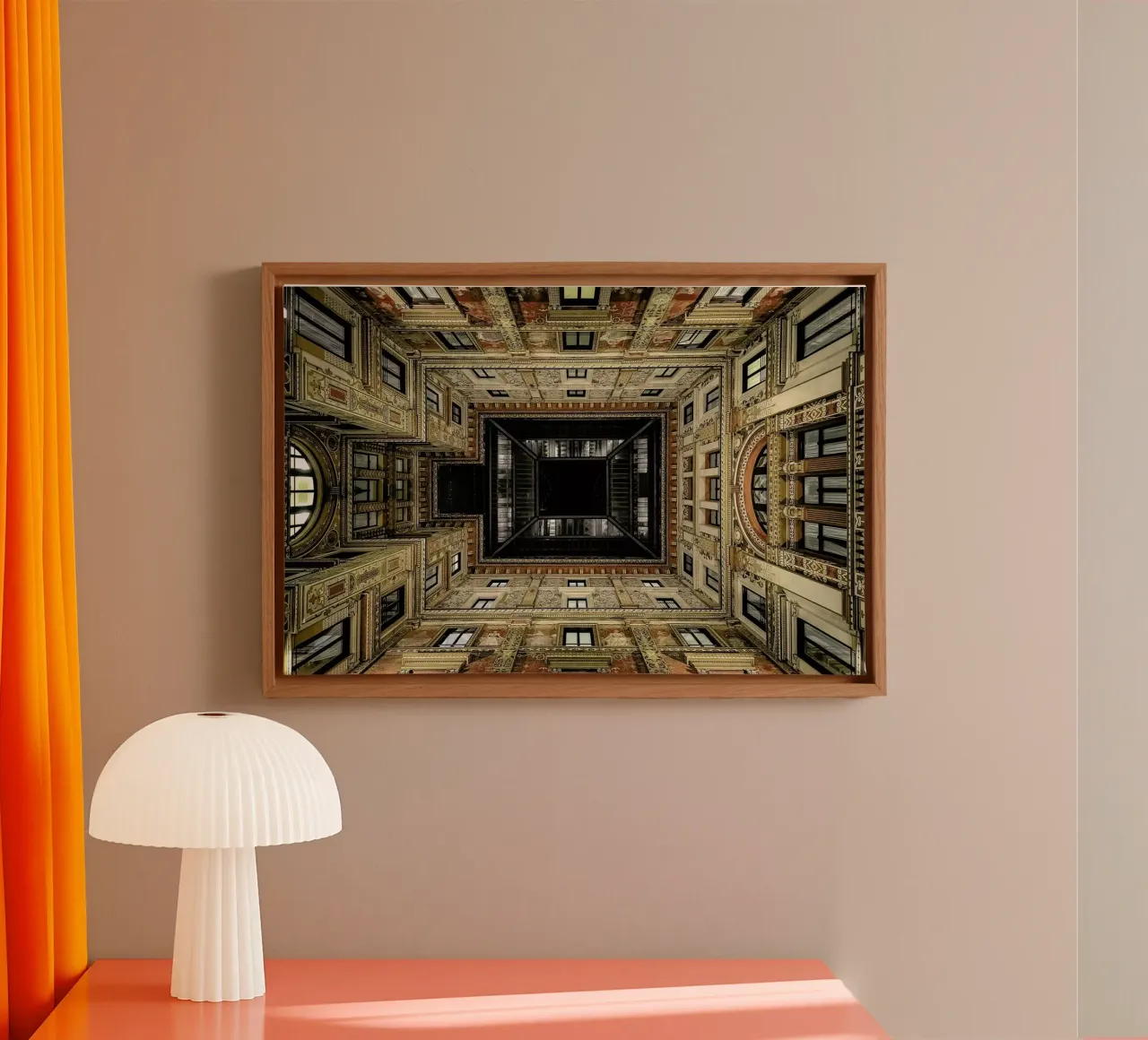 Galleria Sciarra - R.Reichert tela con Cornice a cassetta da Pictufy