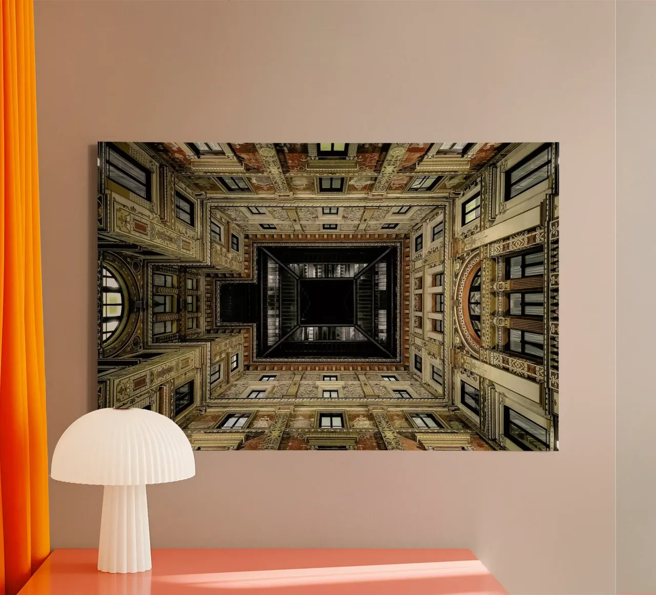 Galleria Sciarra - R.Reichert tela con Cornice a cassetta da Pictufy