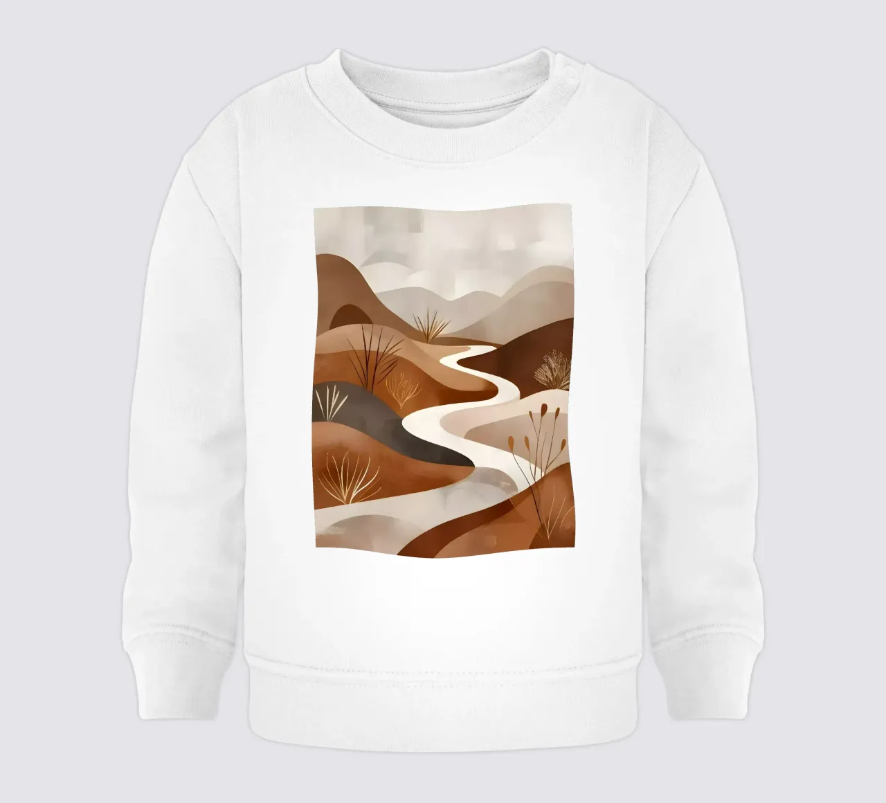 Un sereno sentiero nel deserto felpa neonato da Artistic-shop