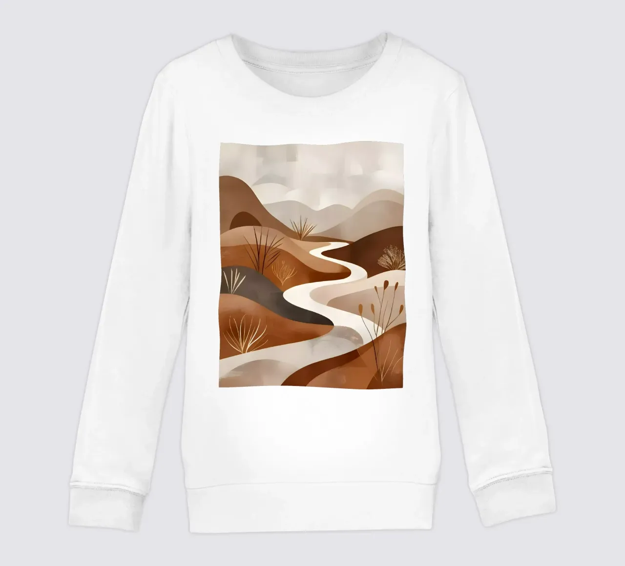 Un sereno sentiero nel deserto felpa bambino da Artistic-shop