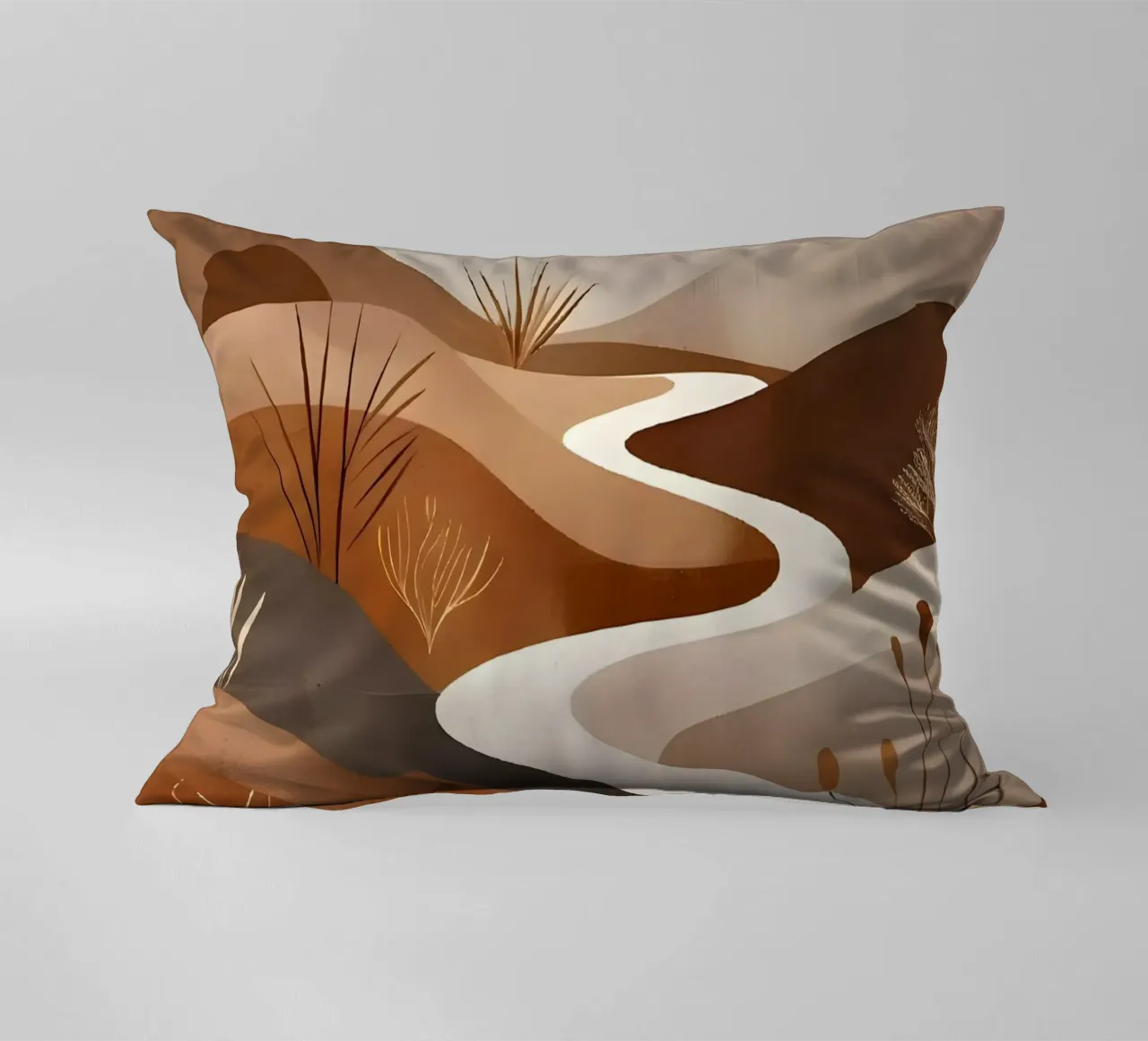Un sereno sentiero nel deserto cuscino da Artistic-shop